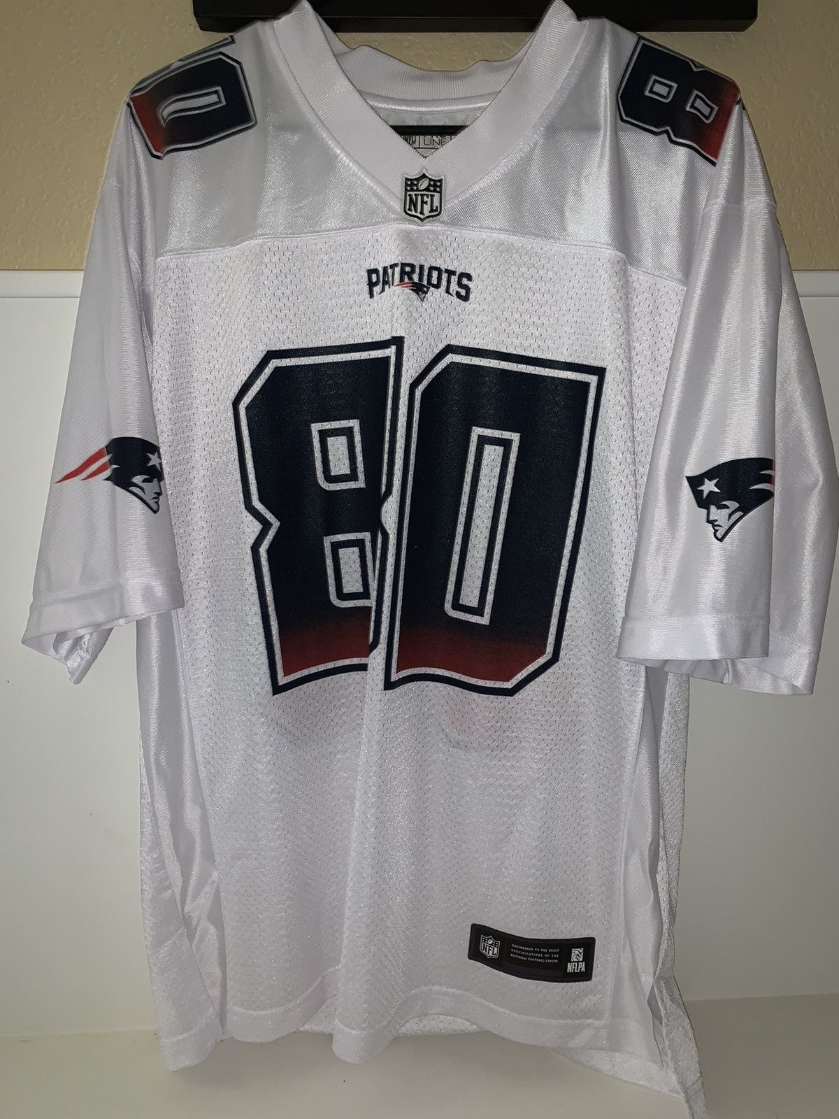 Nike, Shirts, Nike New England Patriots Danny Amendola Nfl Football Jersey  Mens Size Large