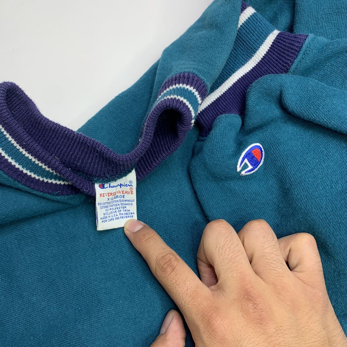 Champion Vintage 90s Champion Reverse Weave Crewneck Sweatshirt Size US L / EU 52-54 / 3 - 5 Thumbnail