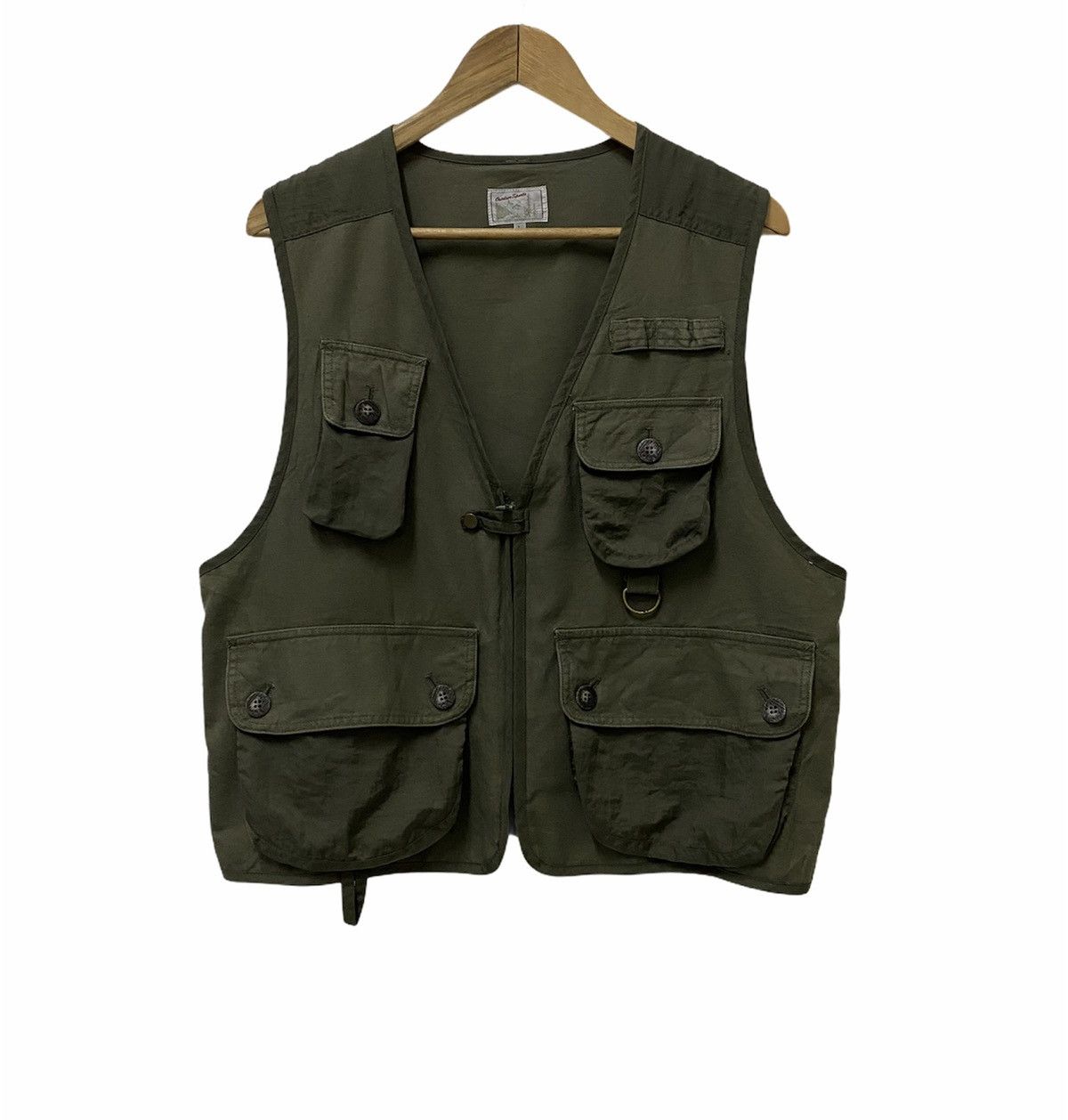 Japanese Brand 🇯🇵 Vintage Tactical Pocket Combat Vest Jacket Size US M / EU 48-50 / 2 - 1 Thumbnail