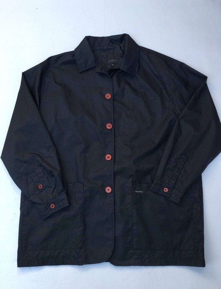 image of Valentino Rain Jacket in Navy, Men's (Size XL)