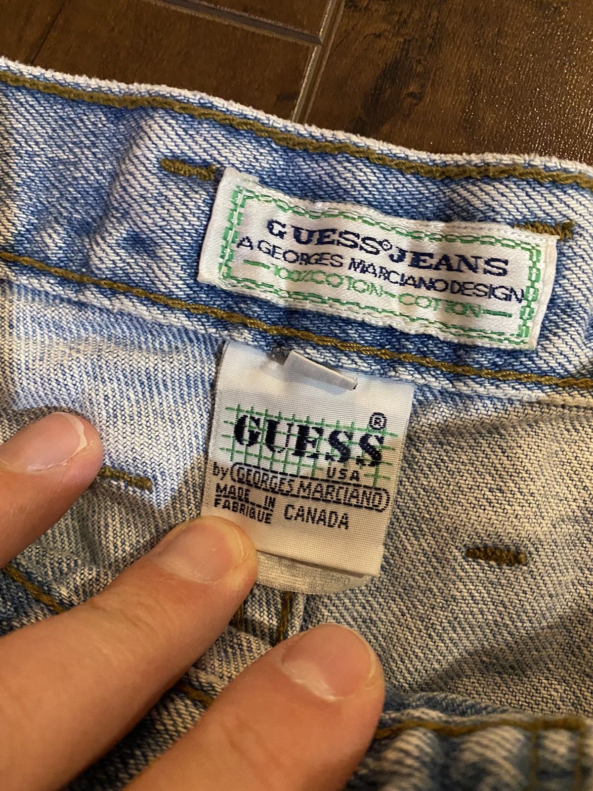 Guess Vintage Guess Stonewashed Denim Size US 34 / EU 50 - 3 Thumbnail