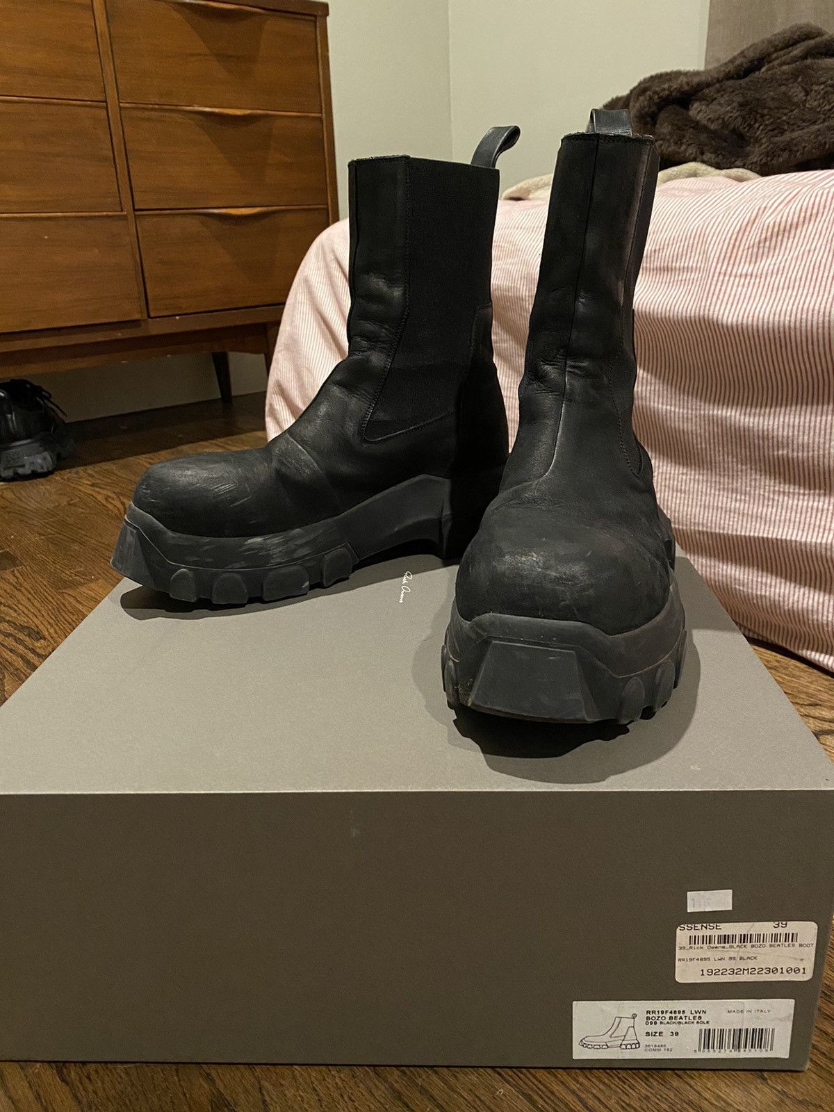 Rick Owens LARRY BOZO BEETLE TRACTOR FINAL DROP Size US 6.5 / EU 39-40 - 1 Thumbnail