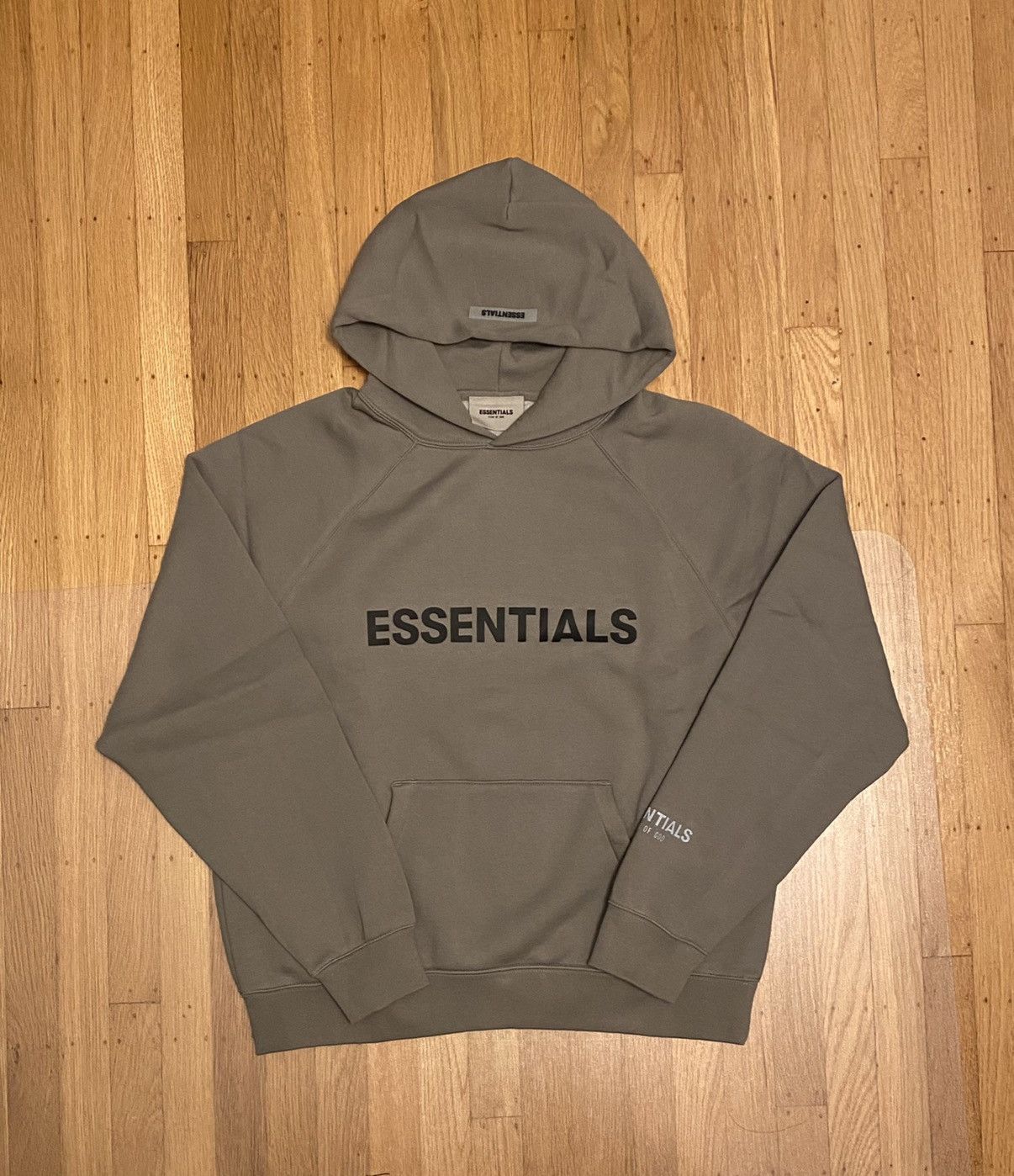 Fear of God Essentials 3D Silicon Applique Pullover Hoodie