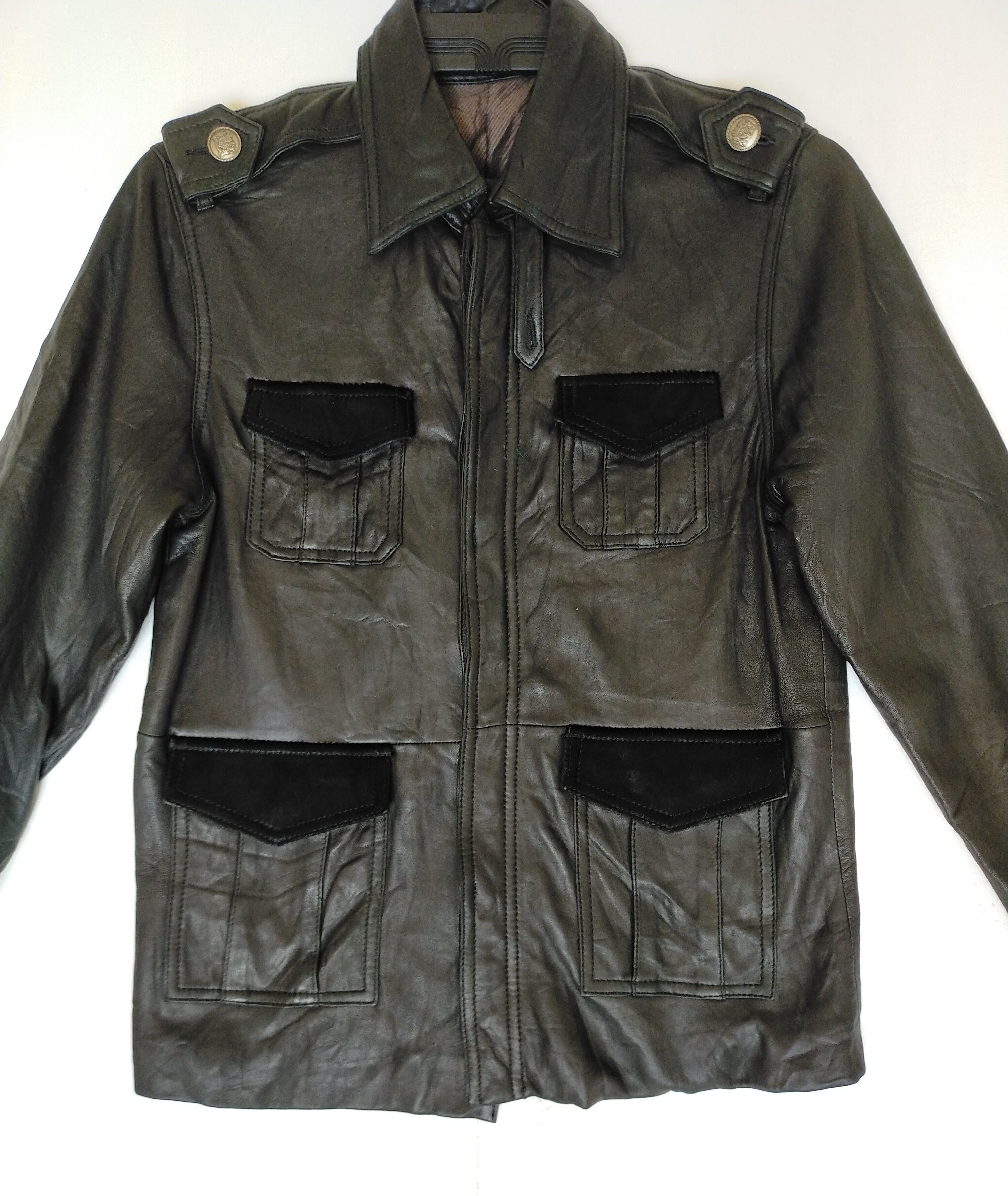 archive grunge fur down jacket y2k BLK