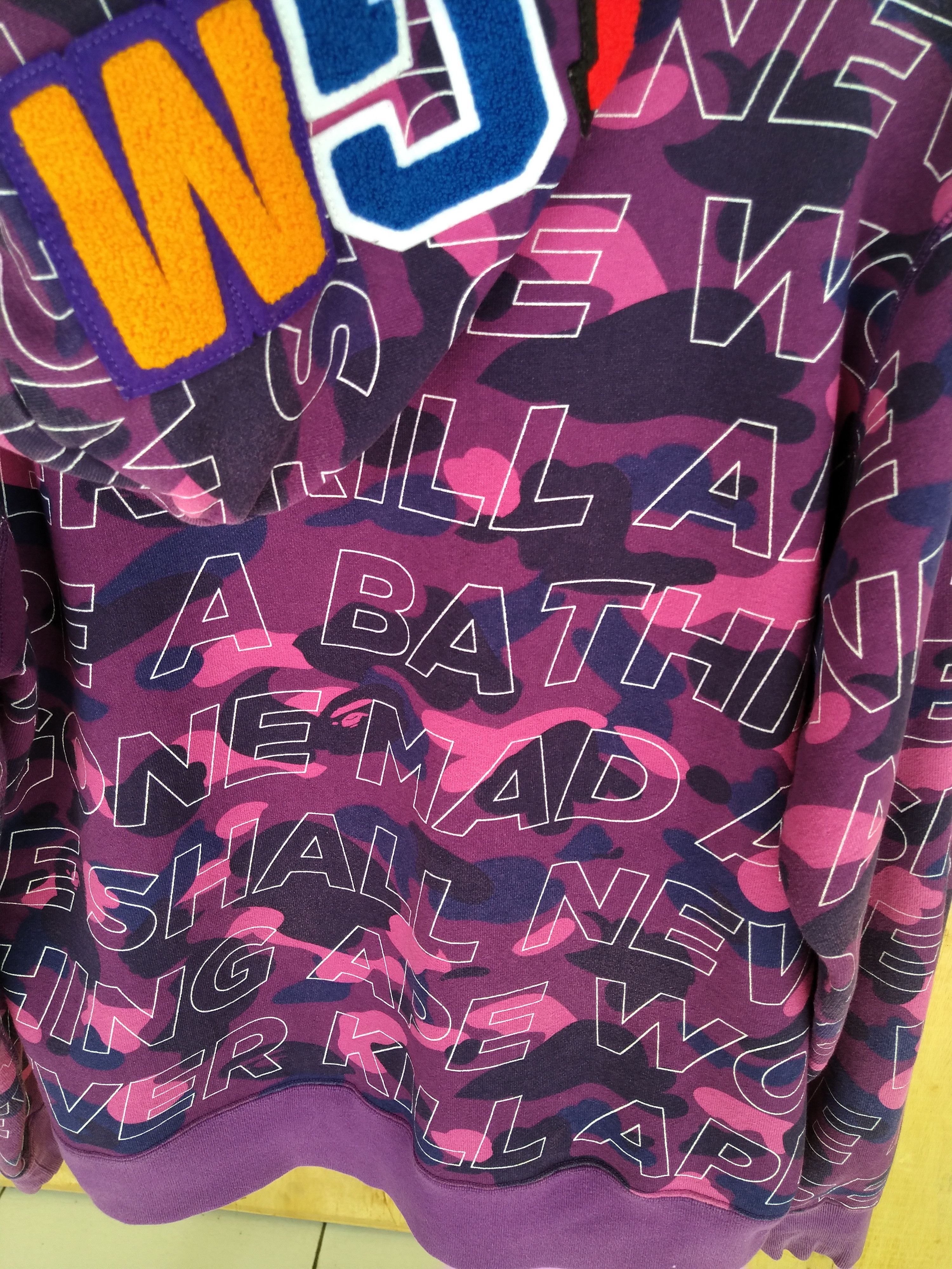 Bape Shark Hoodie Bape Purple Camo Size US L / EU 52-54 / 3 - 3 Thumbnail