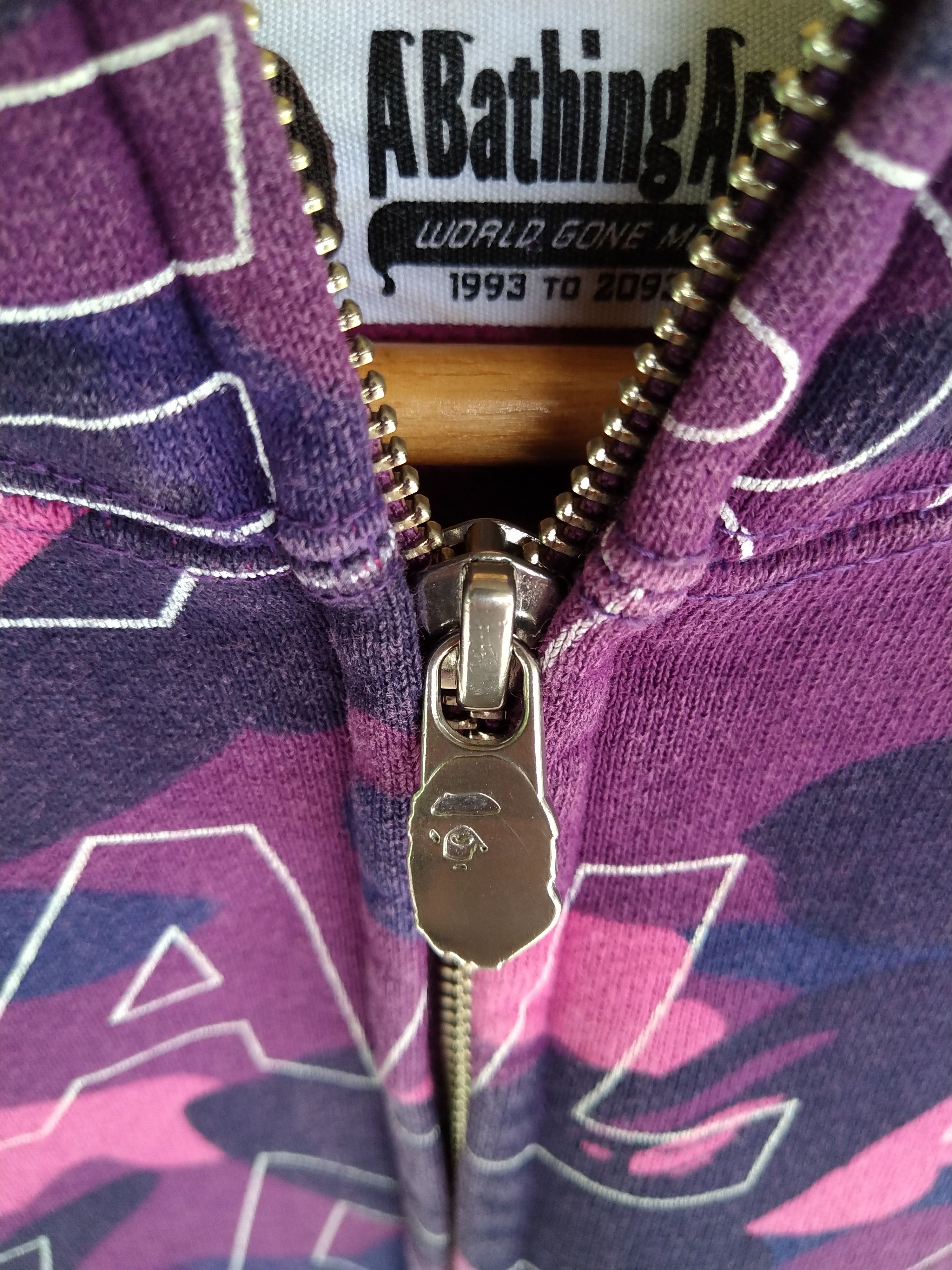 Bape Shark Hoodie Bape Purple Camo Size US L / EU 52-54 / 3 - 9 Thumbnail