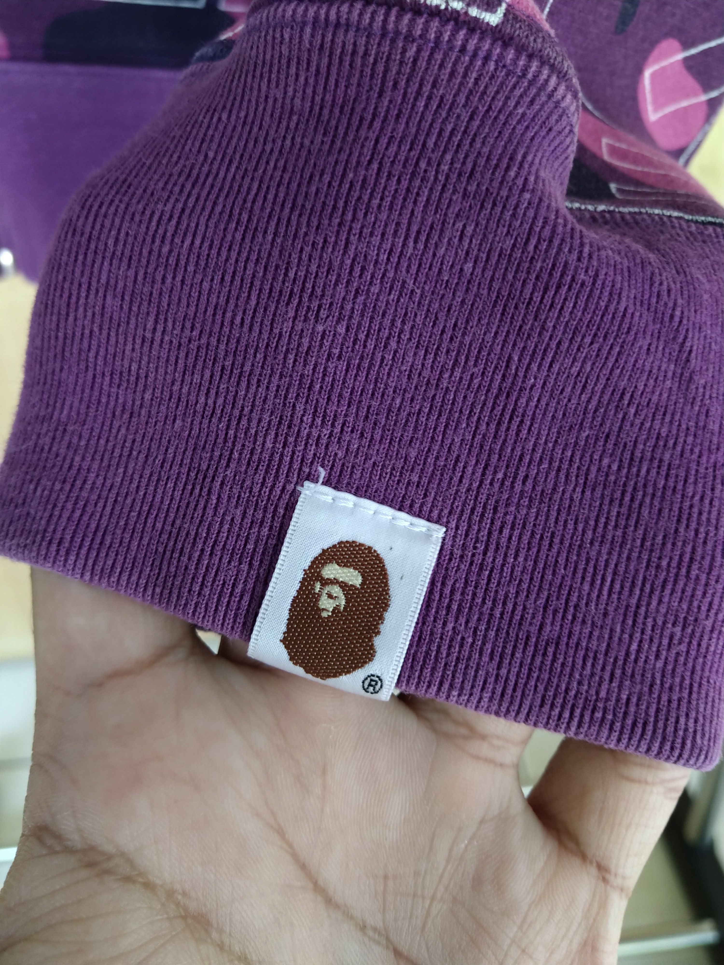 Bape Shark Hoodie Bape Purple Camo Size US L / EU 52-54 / 3 - 11 Thumbnail