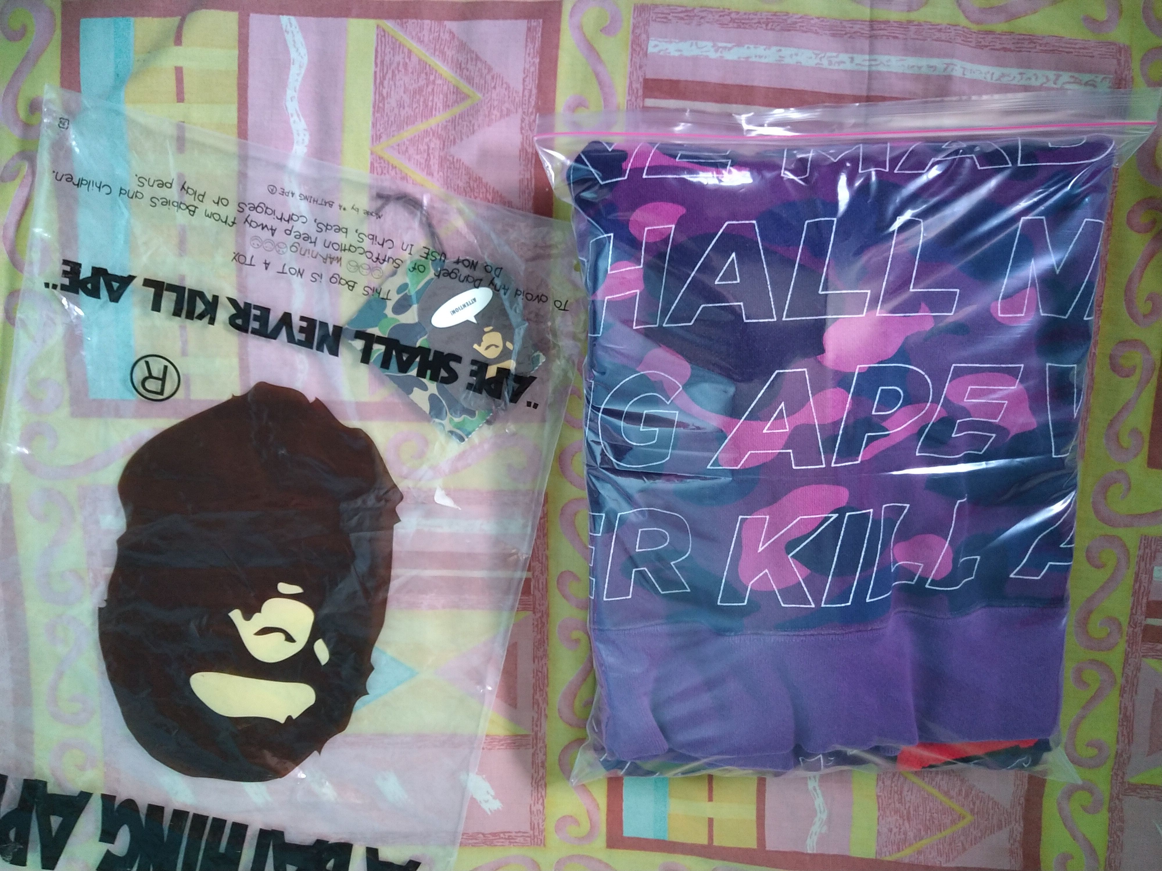 Bape Shark Hoodie Bape Purple Camo Size US L / EU 52-54 / 3 - 21 Thumbnail