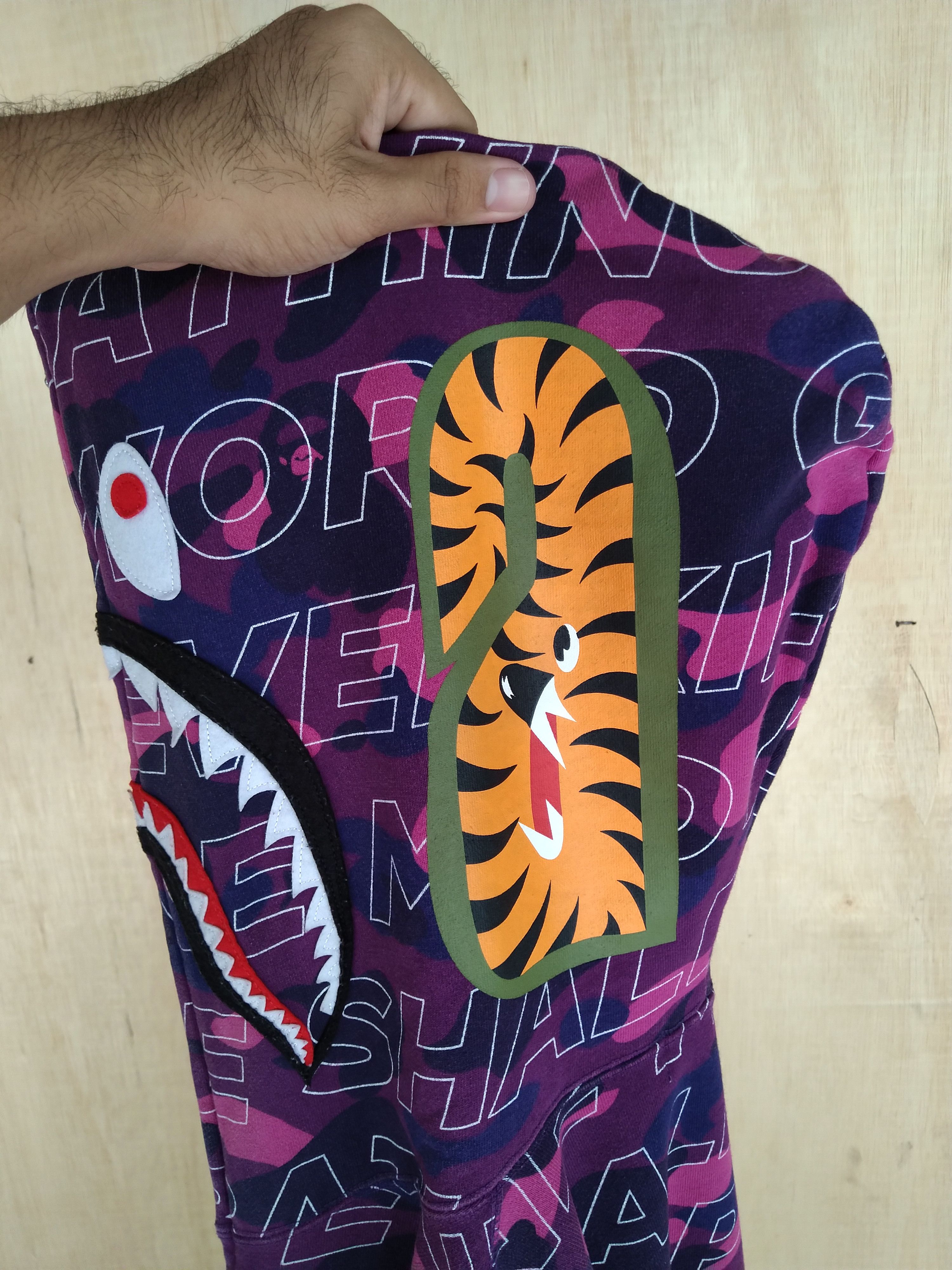 Bape Shark Hoodie Bape Purple Camo Size US L / EU 52-54 / 3 - 20 Thumbnail