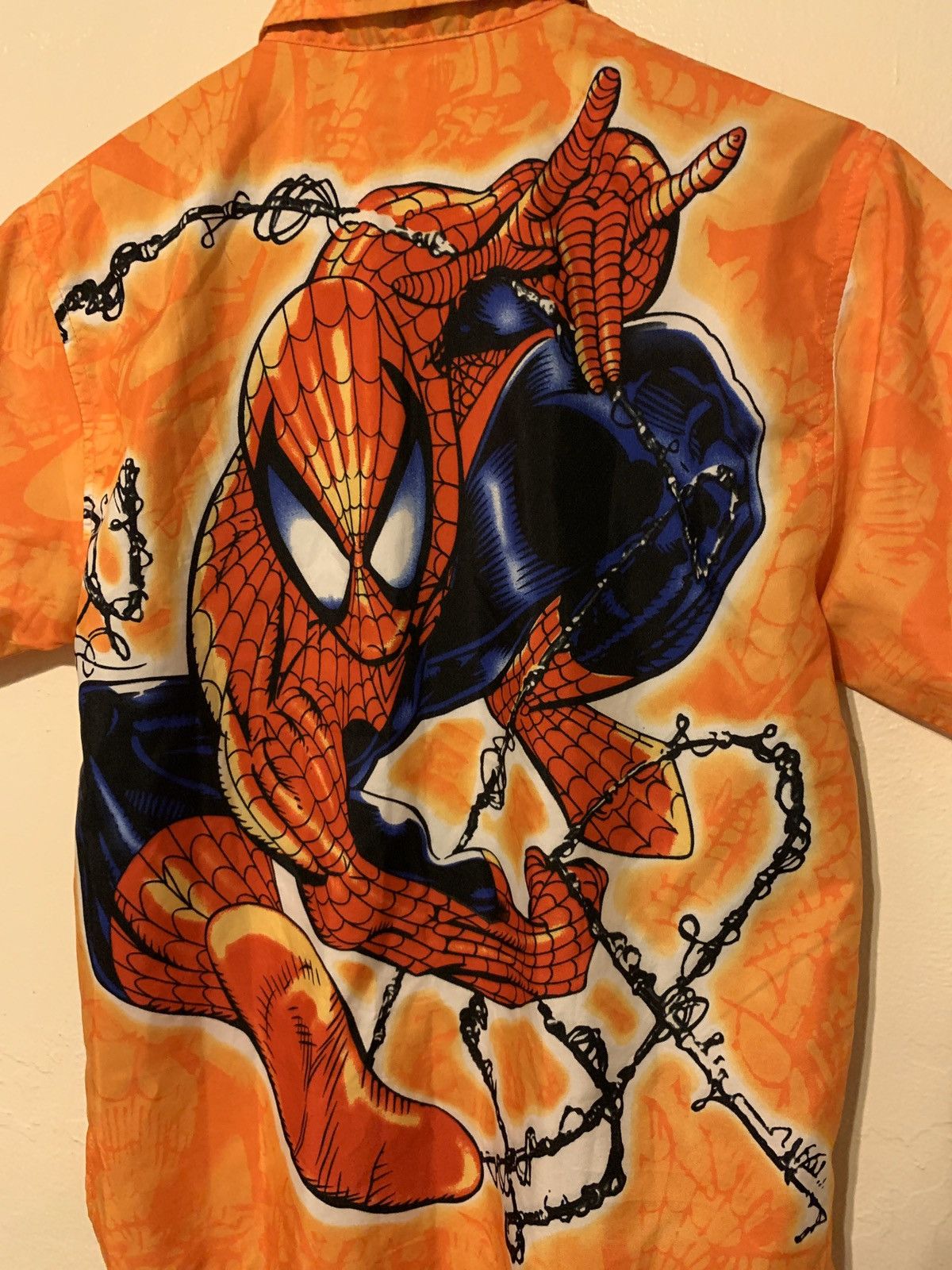 Vintage *RARE* Vintage Spider-Man Button Shirt - Size Small Size US S / EU 44-46 / 1 - 4 Thumbnail