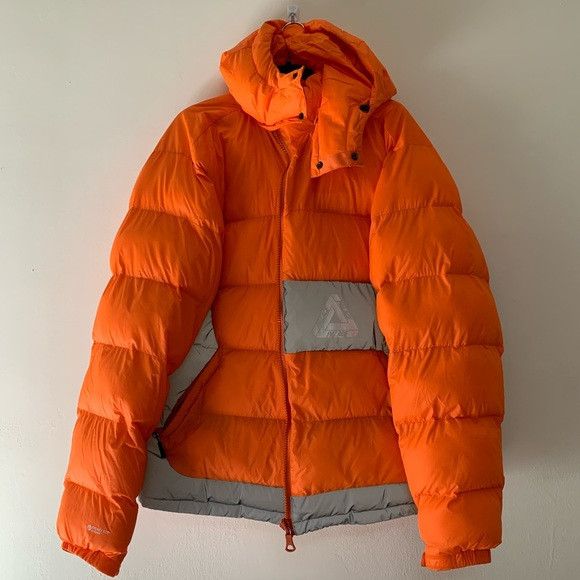 Palace Palace Paltex Puffa Jacket Orange | Grailed