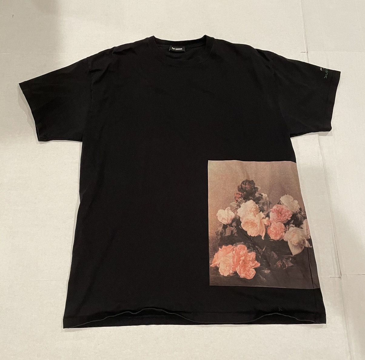 Raf Simons SS18 Joy Division Flower t-shirt | Grailed