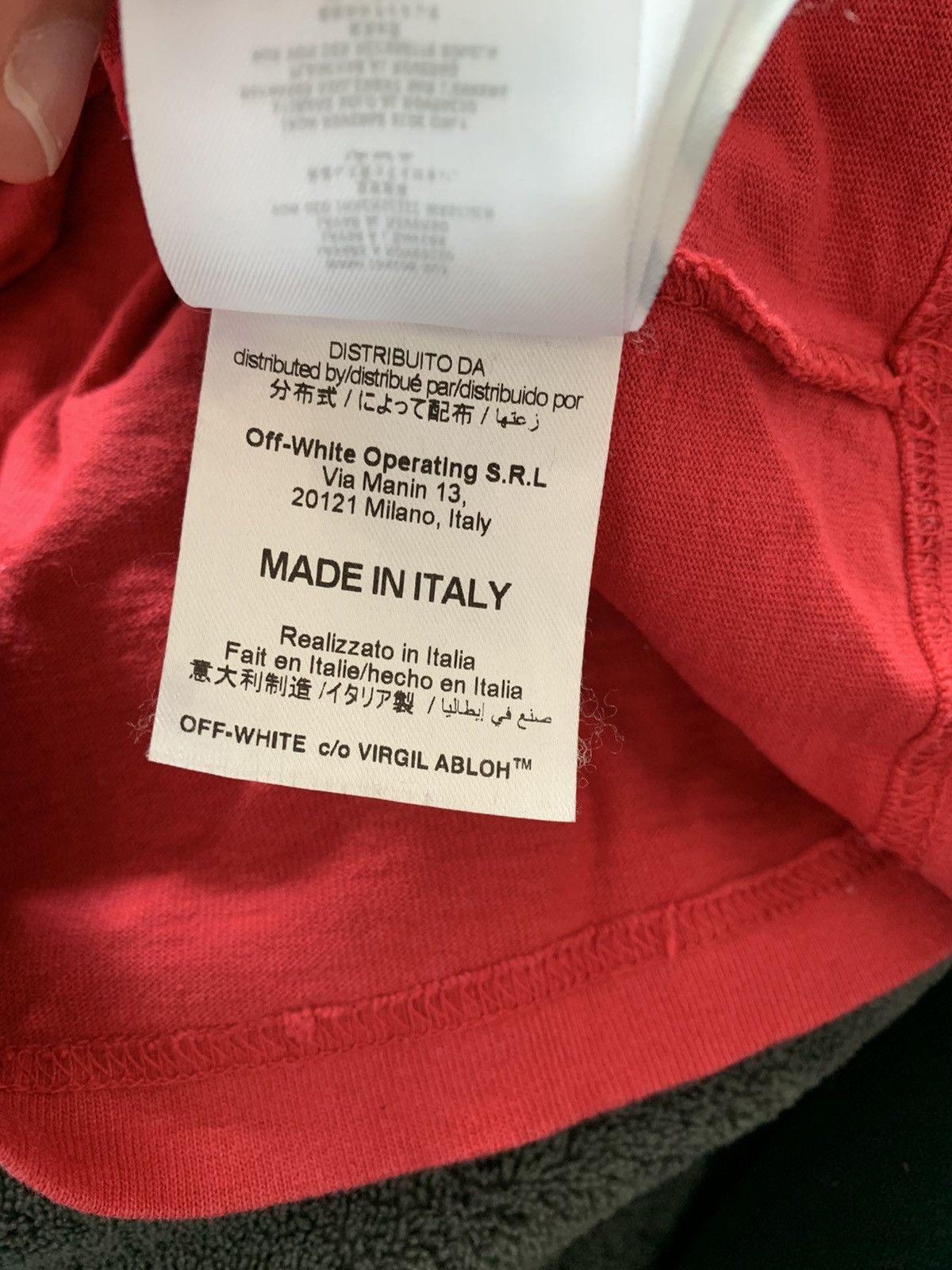 Champion × Off-White Champion Tee Size US S / EU 44-46 / 1 - 7 Thumbnail