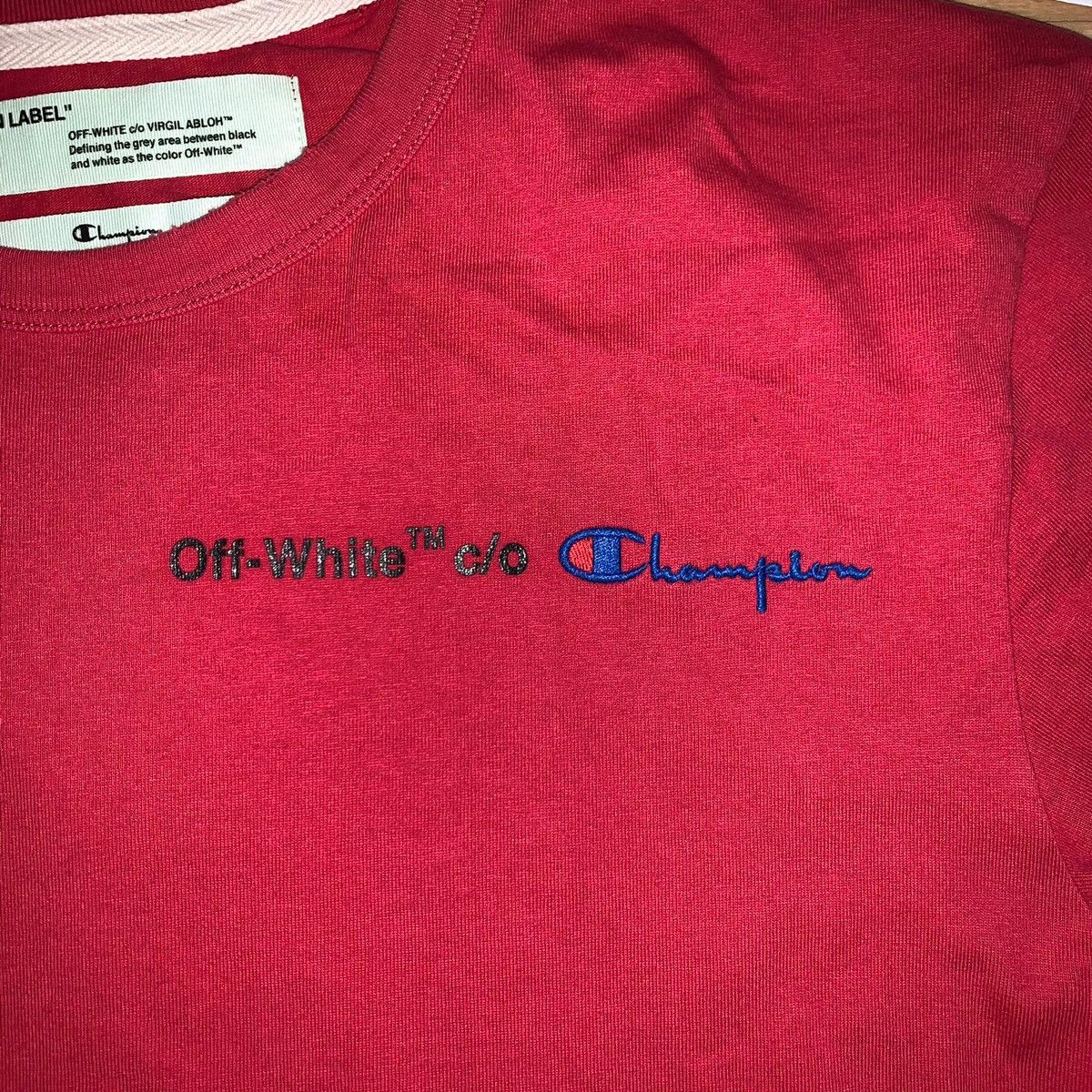 Champion × Off-White Champion Tee Size US S / EU 44-46 / 1 - 4 Thumbnail