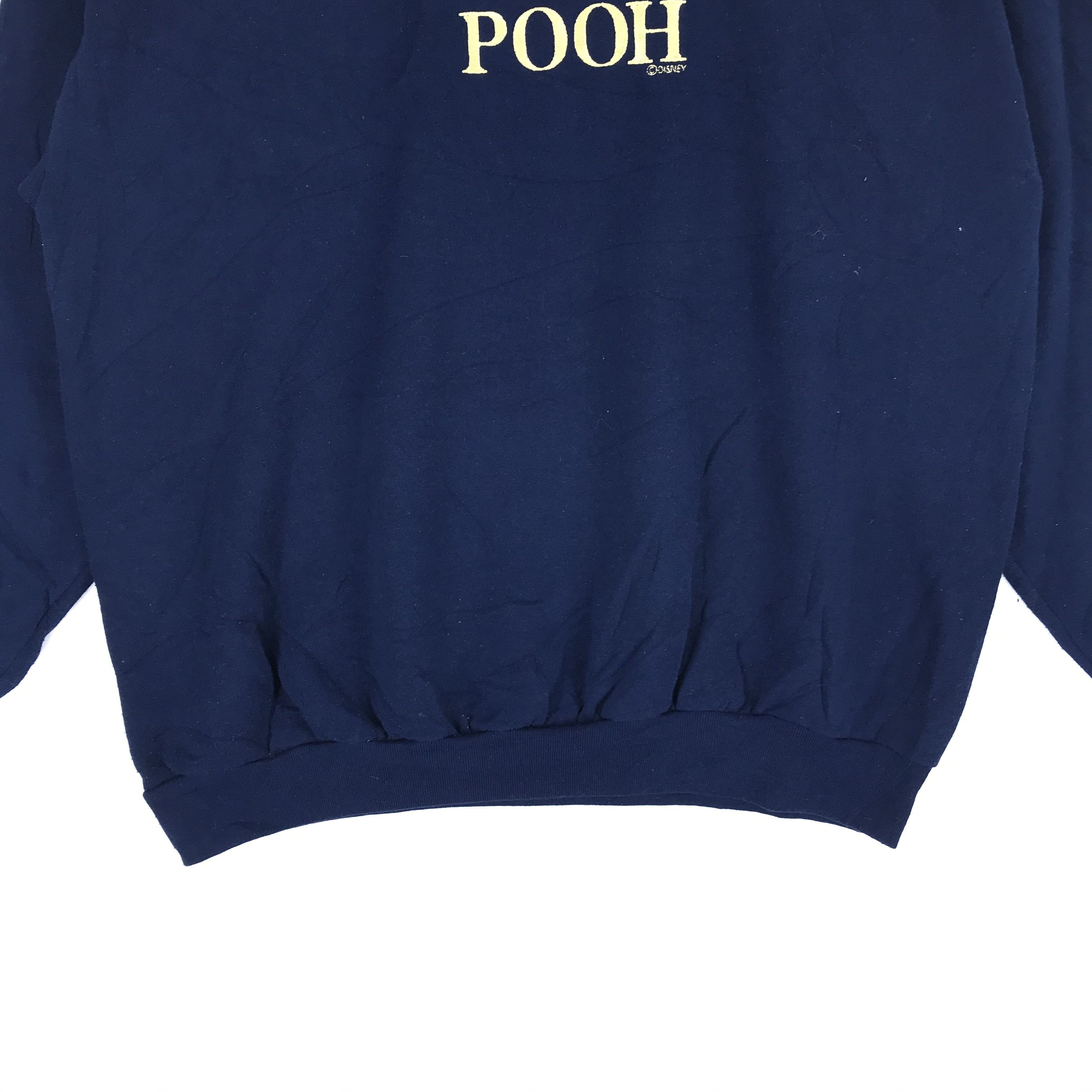 Disney Winnie The POOH Embroidery Big Logo Sweatshirt #2284-009 Size US XL / EU 56 / 4 - 4 Thumbnail