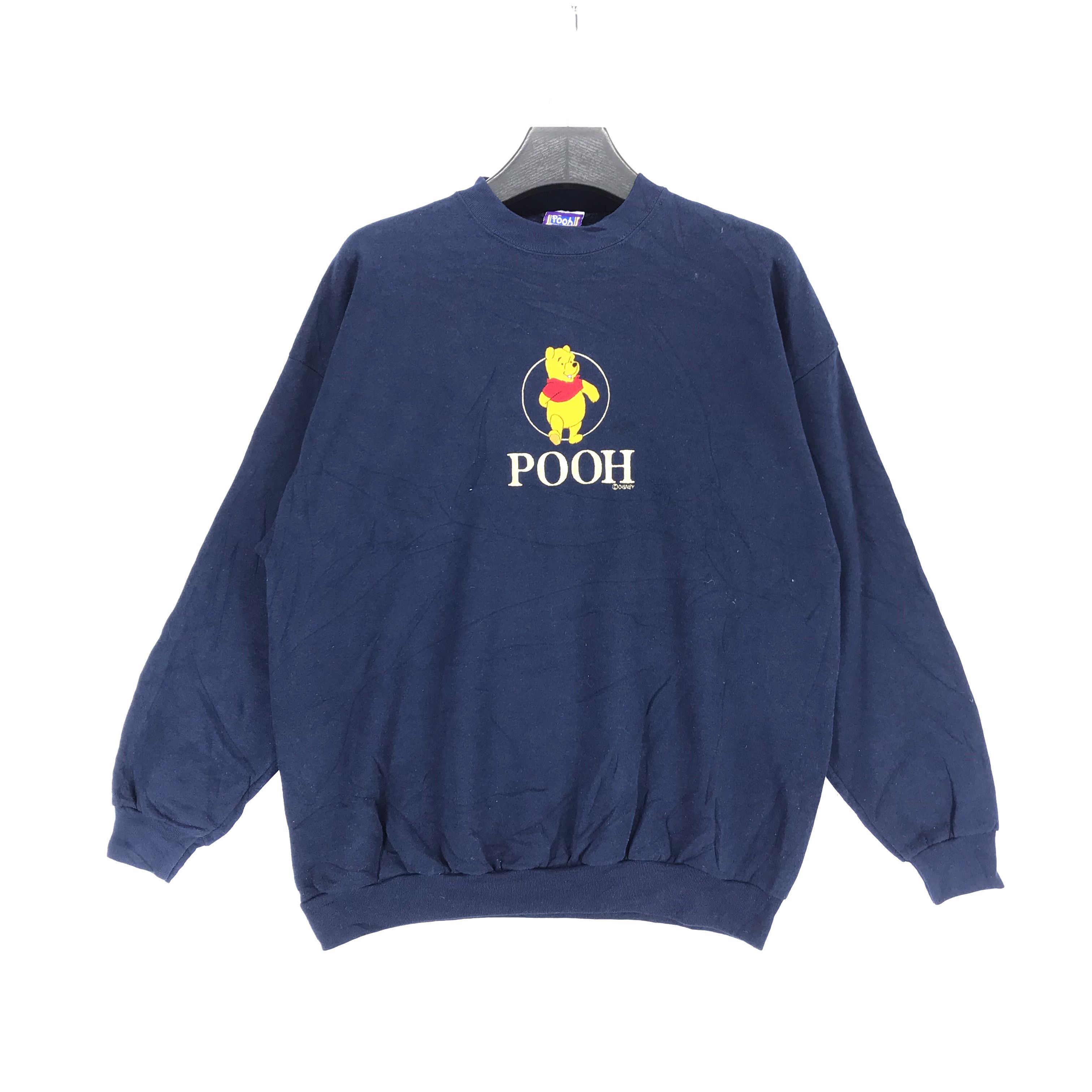 Disney Winnie The POOH Embroidery Big Logo Sweatshirt #2284-009 Size US XL / EU 56 / 4 - 1 Thumbnail
