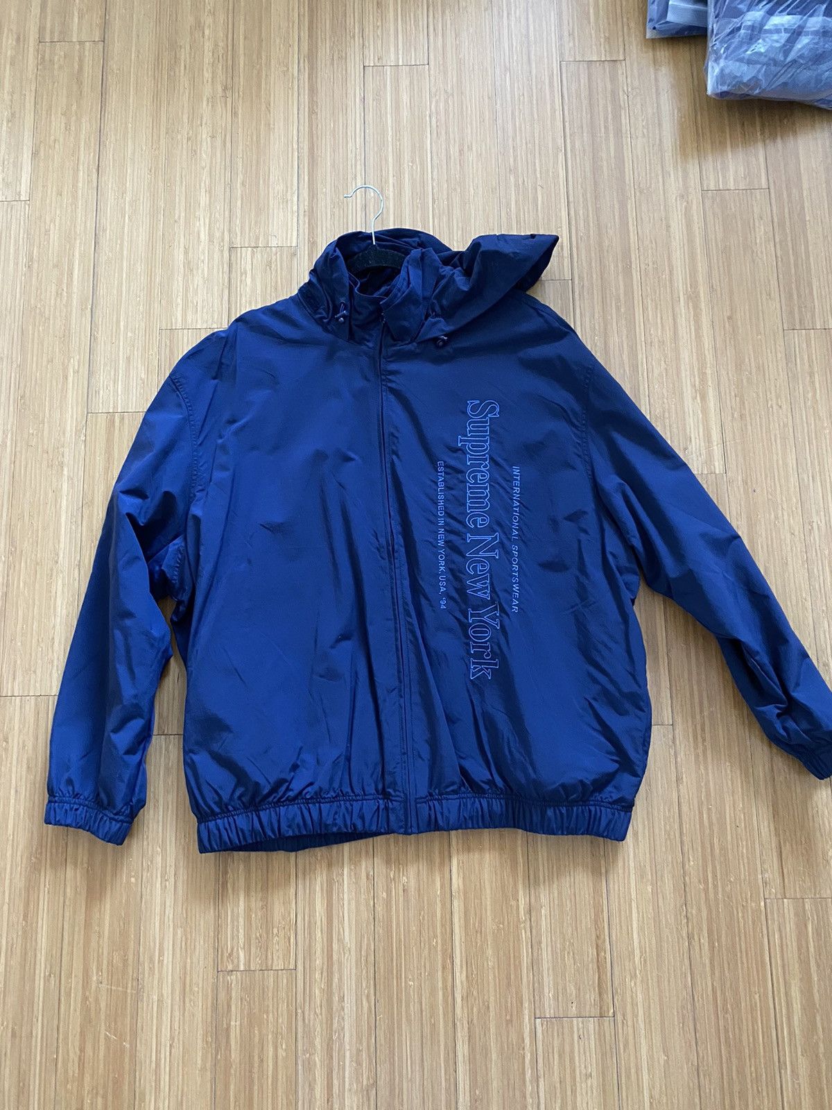 Supreme Side Logo Track Jacket FW20 navy