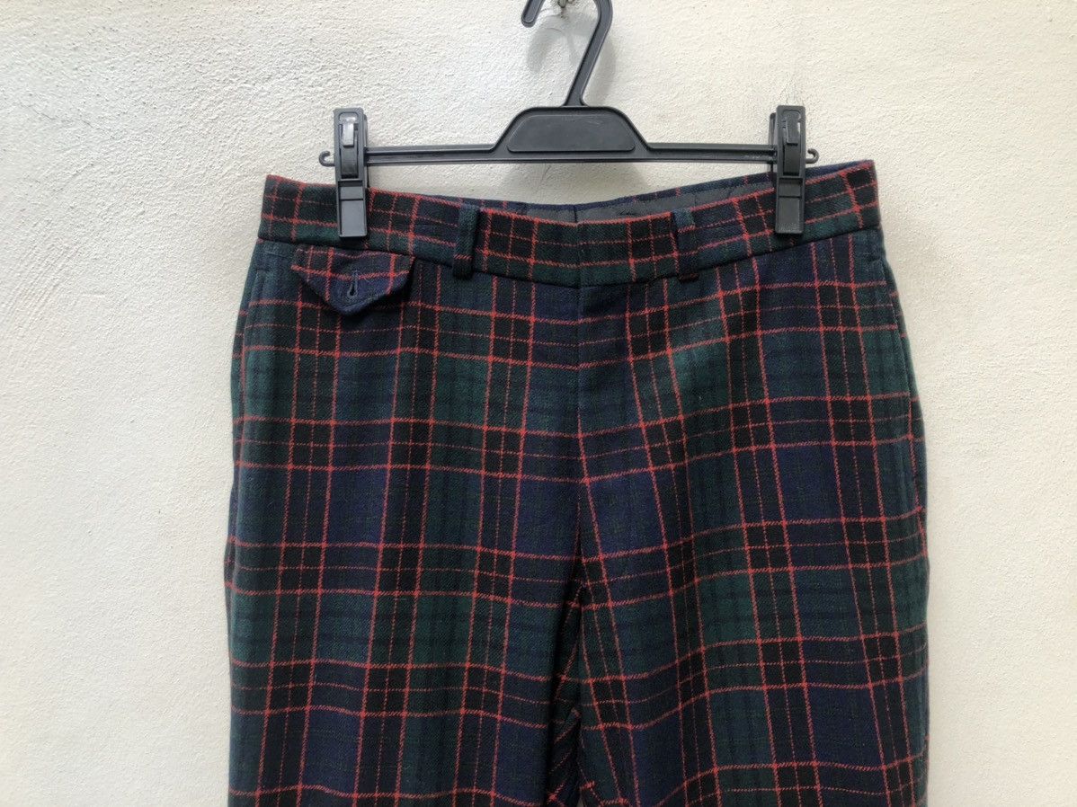 Japanese Brand Vintage 80s VOX Japan Tartan Wool Trouser Checks Pant Size US 31 - 7 Thumbnail