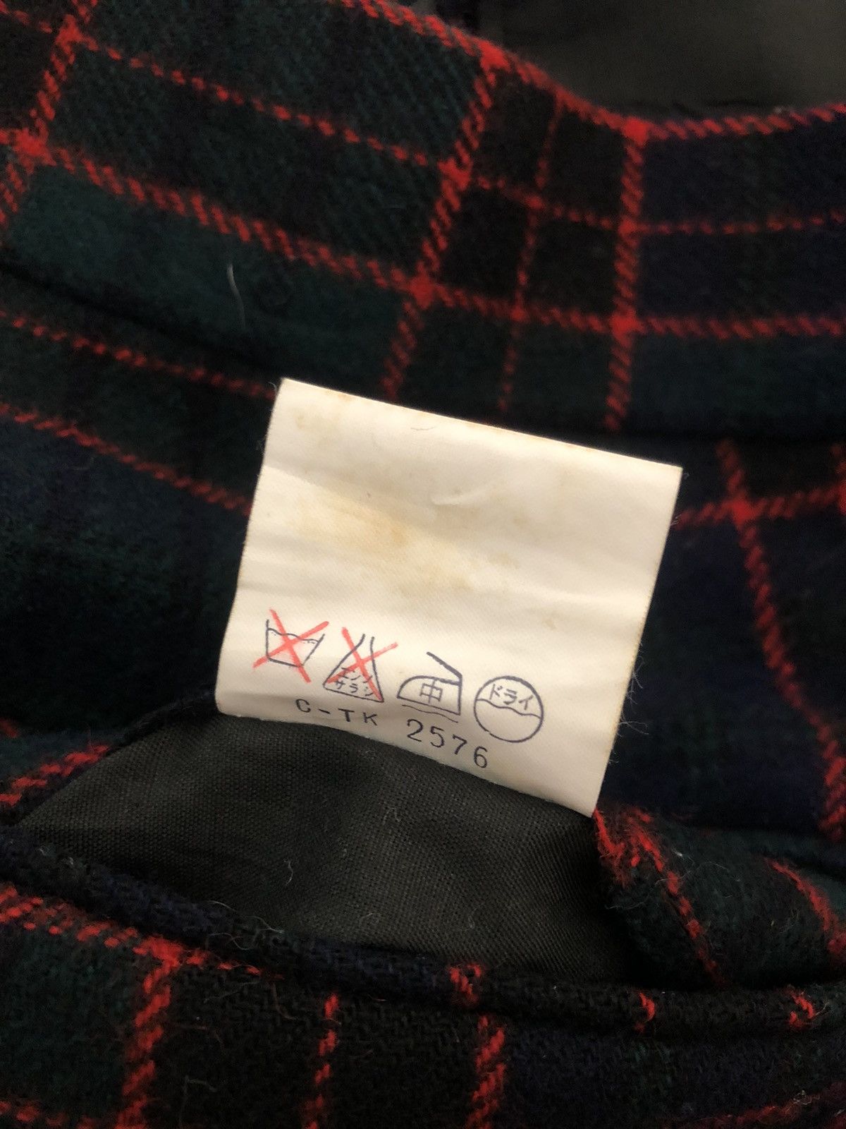 Japanese Brand Vintage 80s VOX Japan Tartan Wool Trouser Checks Pant Size US 31 - 18 Thumbnail