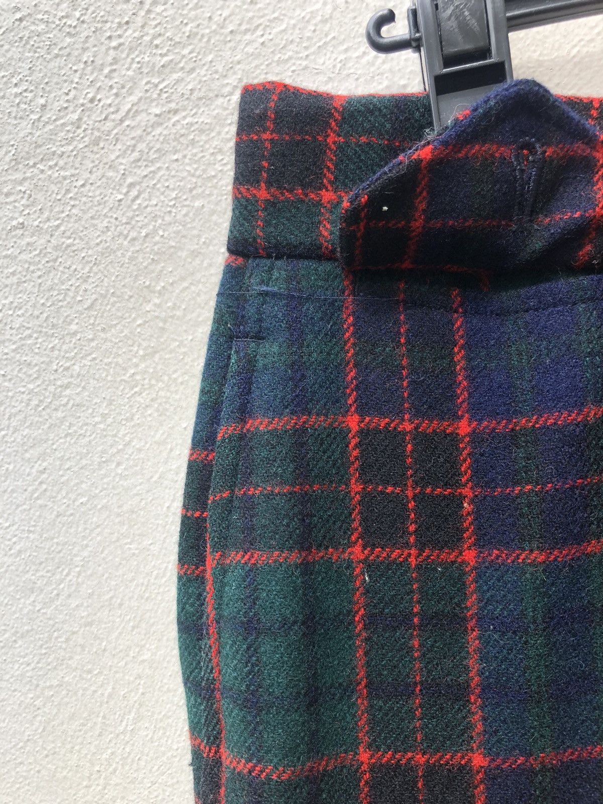 Japanese Brand Vintage 80s VOX Japan Tartan Wool Trouser Checks Pant Size US 31 - 10 Thumbnail