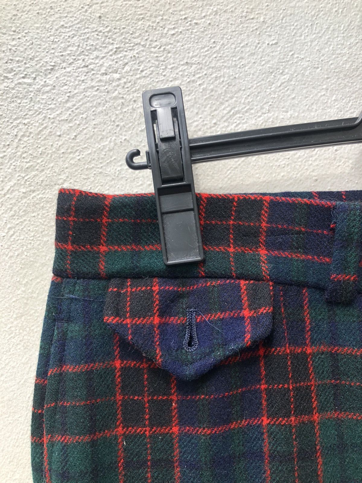 Japanese Brand Vintage 80s VOX Japan Tartan Wool Trouser Checks Pant Size US 31 - 9 Thumbnail
