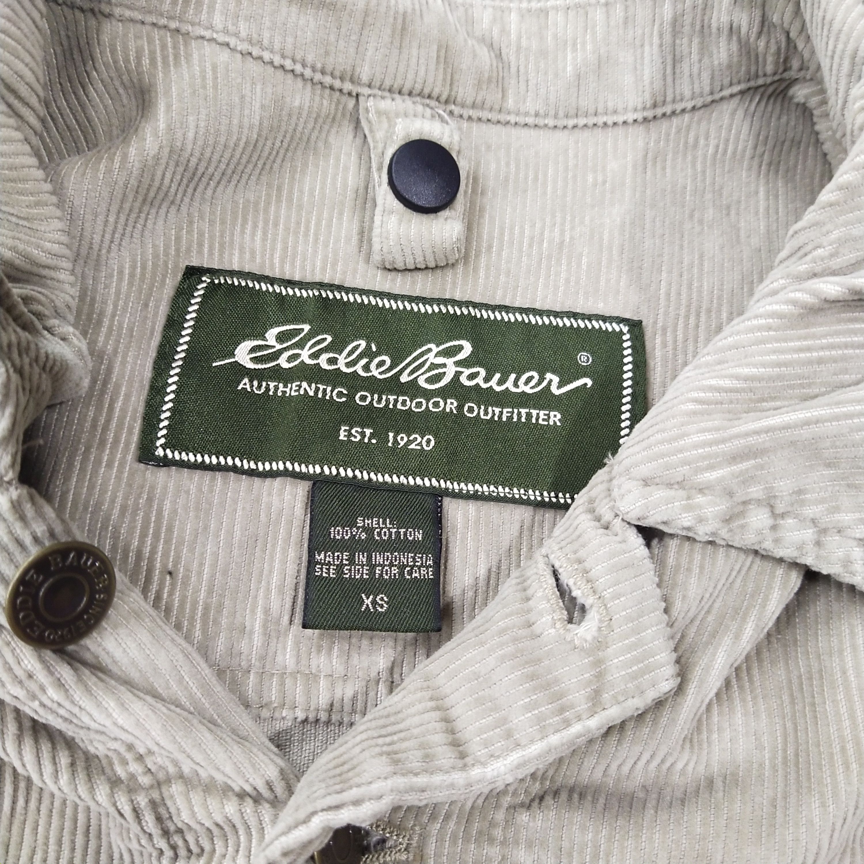 Eddie Bauer × Japanese Brand Eddie Bauer Corduroy Denim Jacket Size US M / EU 48-50 / 2 - 3 Thumbnail