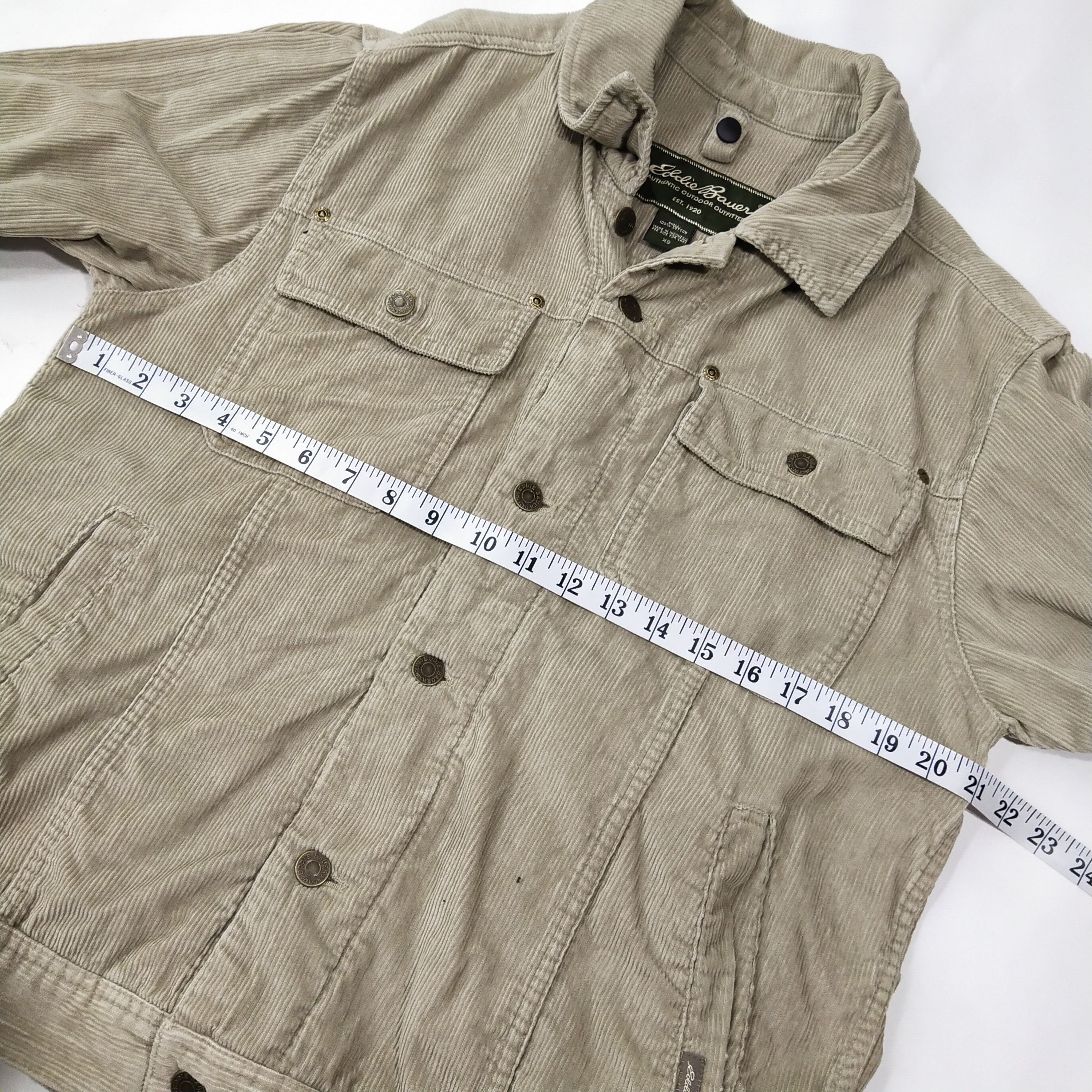 Eddie Bauer × Japanese Brand Eddie Bauer Corduroy Denim Jacket Size US M / EU 48-50 / 2 - 11 Thumbnail