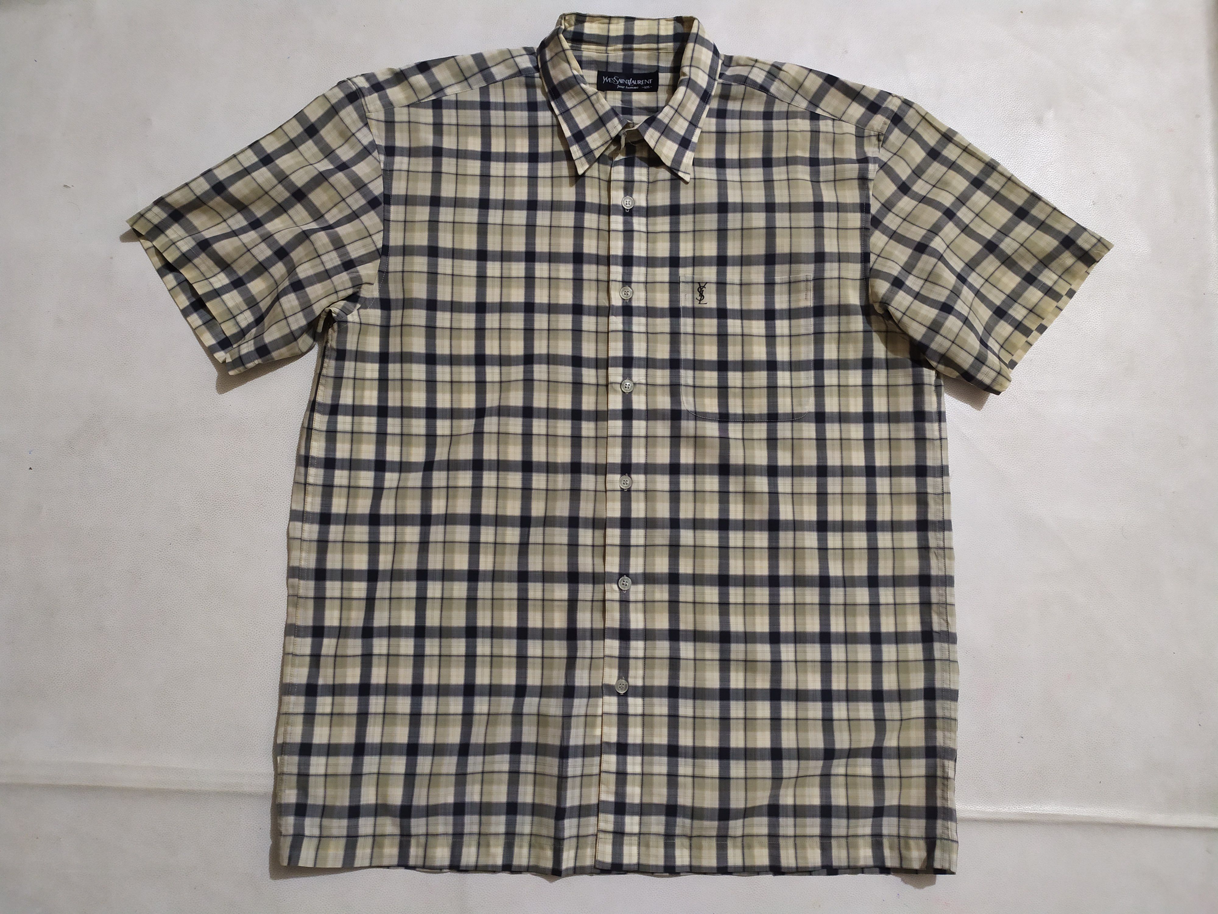 Vintage YSL Check Shirt