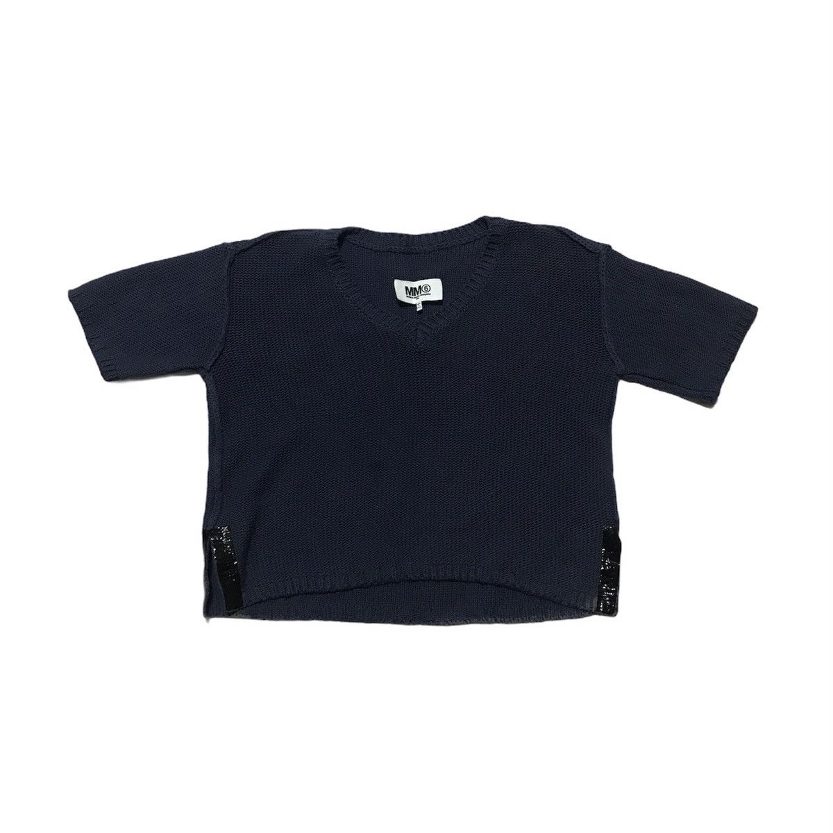Maison Margiela MM6 Maison Martin Margiela Cropped Knit Sweatshirt Size L / US 10 / IT 46 - 1 Thumbnail