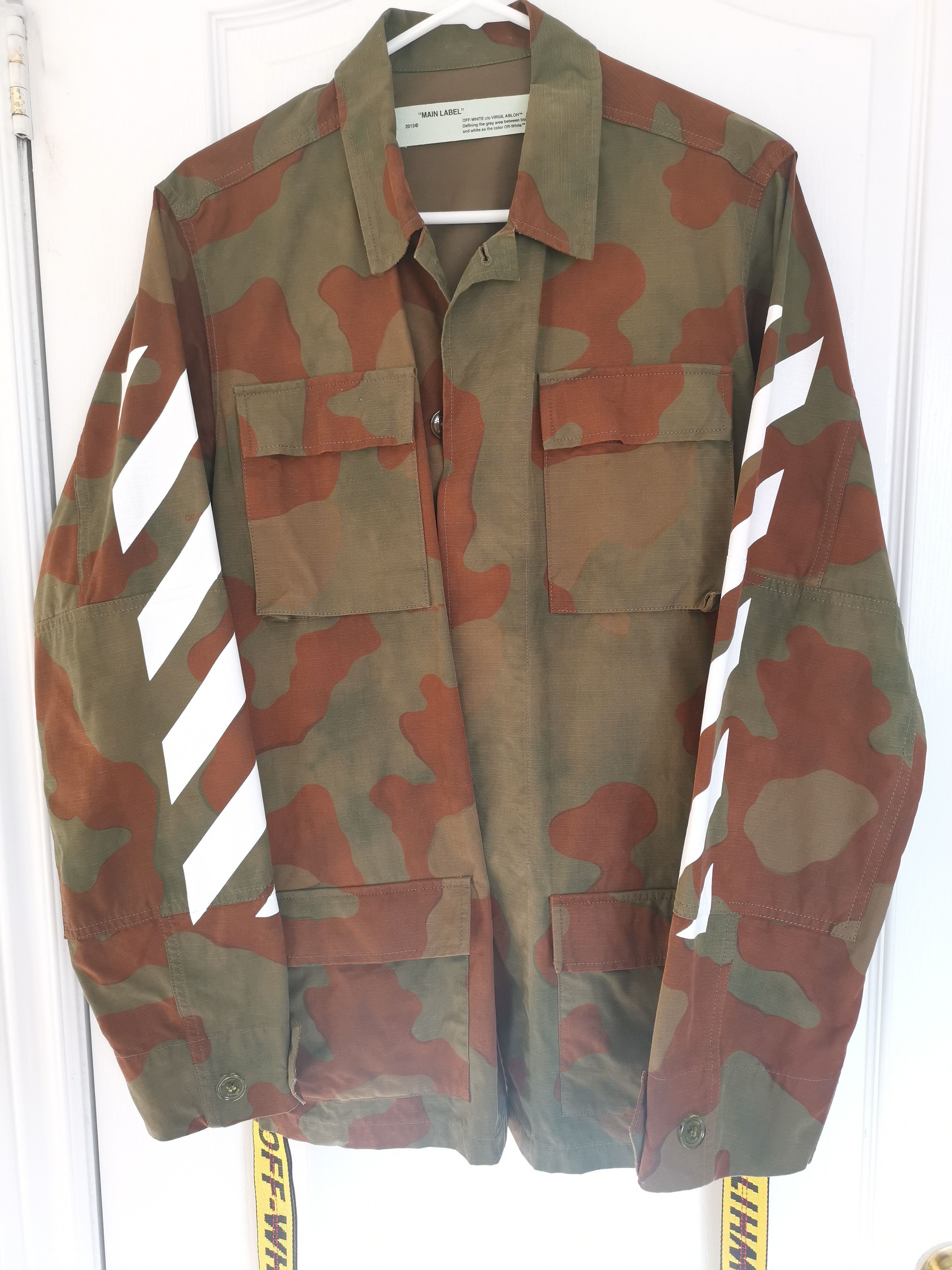 Camo Off White Jacket | Grailed