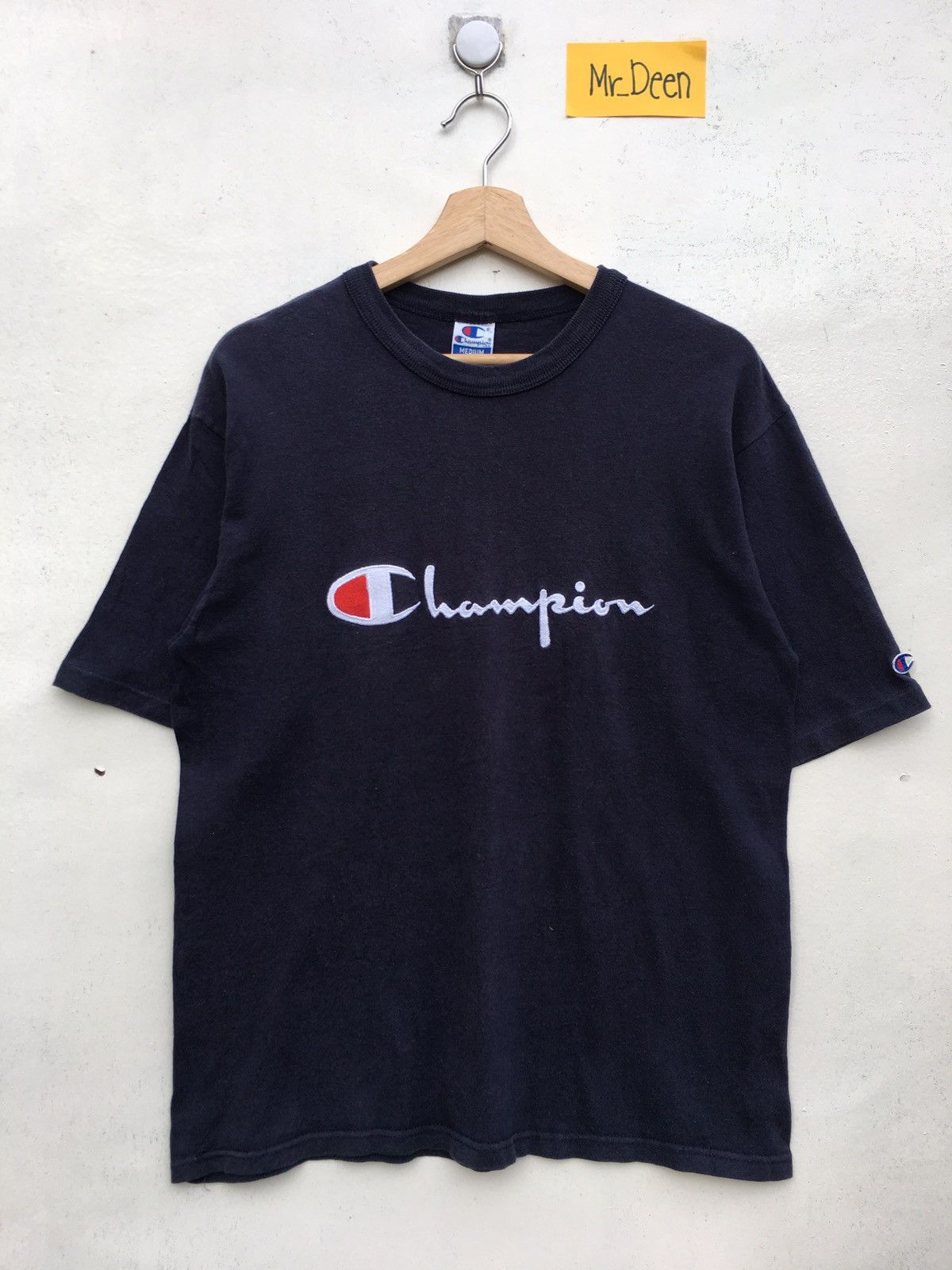Champion Vintage Champion Spellout Big Logo Tshirt Size US M / EU 48-50 / 2 - 2 Thumbnail