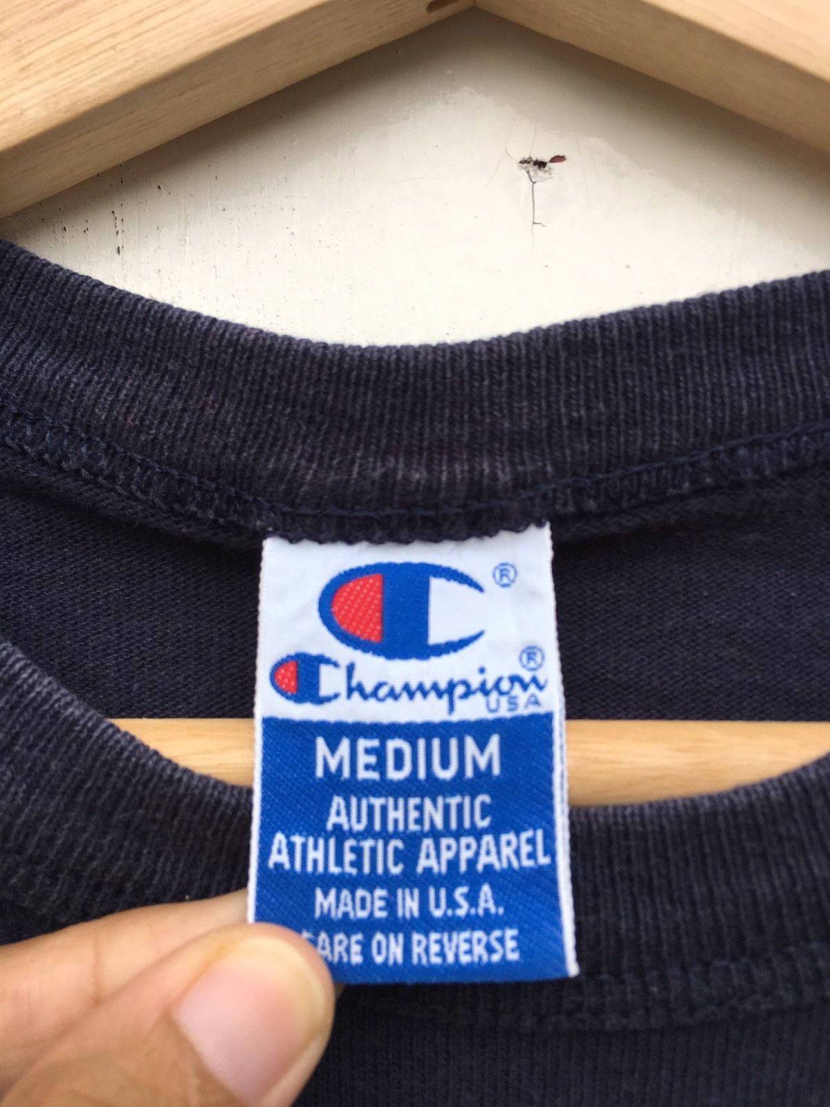 Champion Vintage Champion Spellout Big Logo Tshirt Size US M / EU 48-50 / 2 - 6 Thumbnail