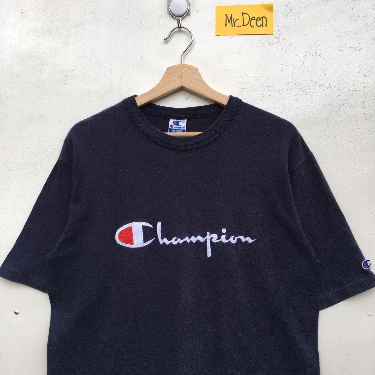Champion Vintage Champion Spellout Big Logo Tshirt Size US M / EU 48-50 / 2 - 1 Thumbnail