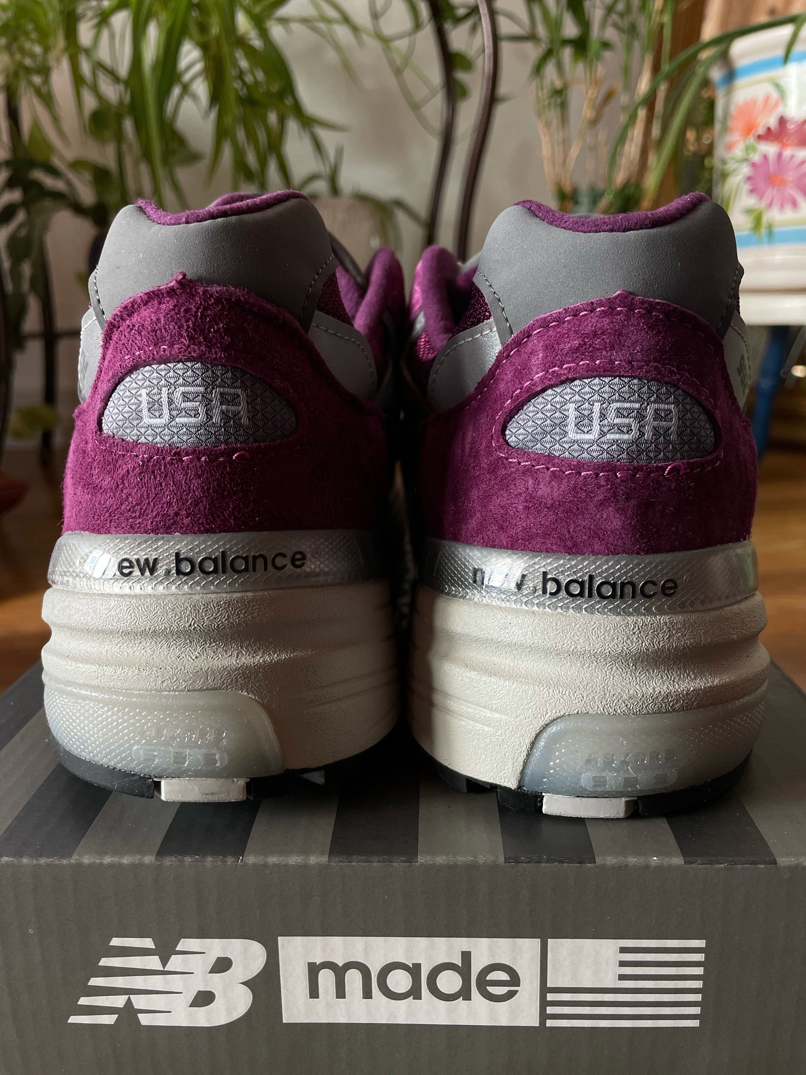 New Balance 992 BA XLD Purple Grey Made in USA Size US 8 / EU 41 - 6 Thumbnail
