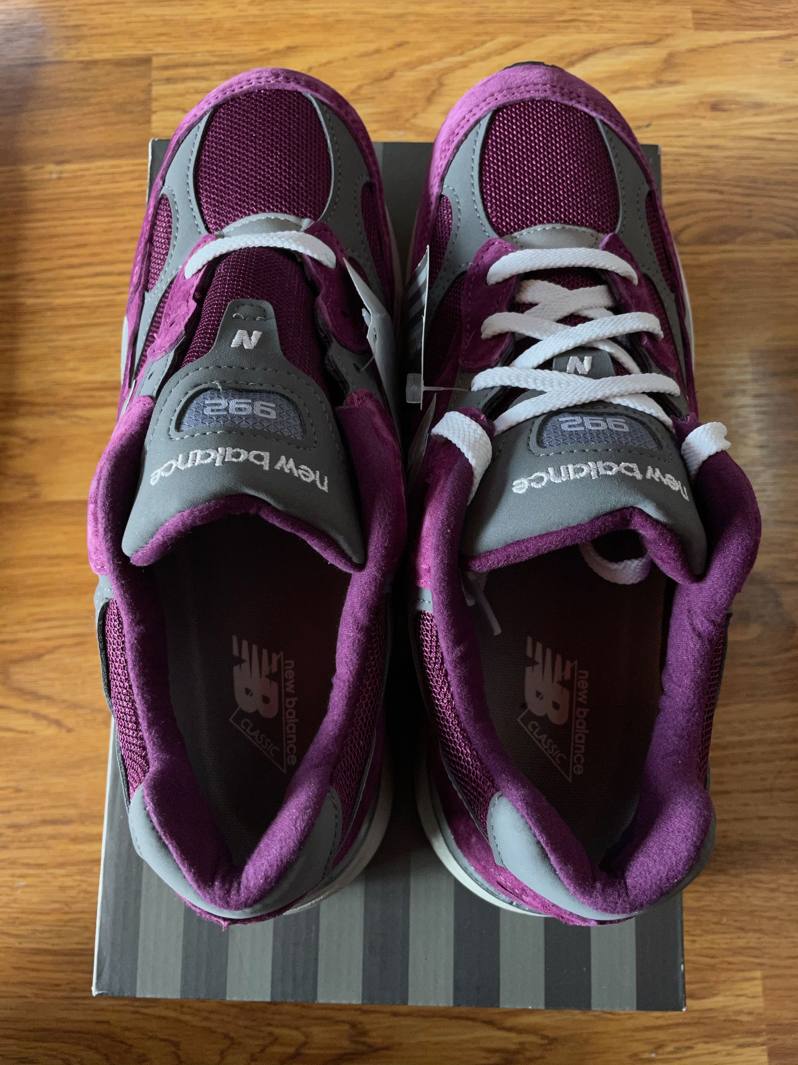 New Balance 992 BA XLD Purple Grey Made in USA Size US 8 / EU 41 - 19 Thumbnail