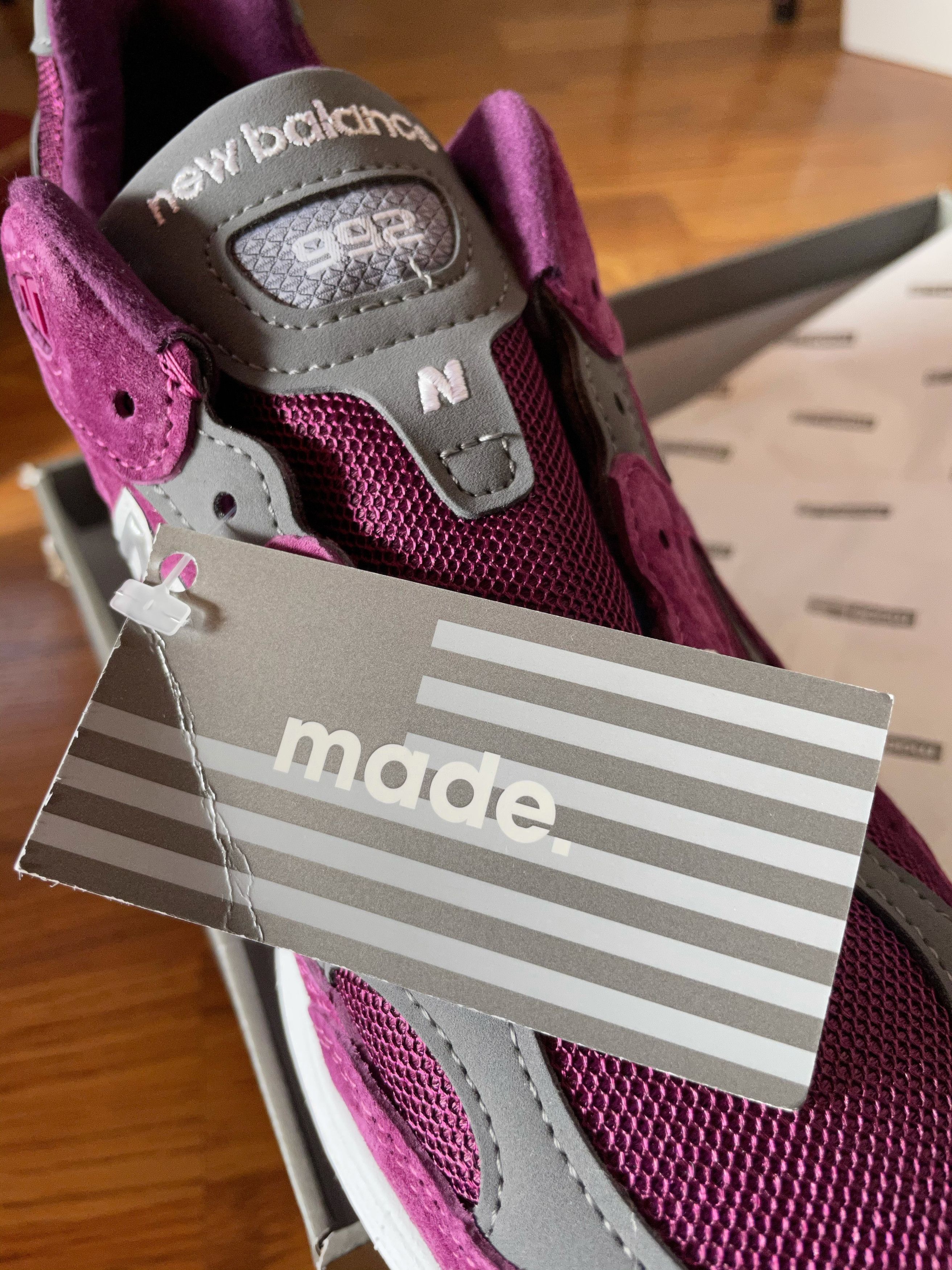 New Balance 992 BA XLD Purple Grey Made in USA Size US 8 / EU 41 - 21 Thumbnail