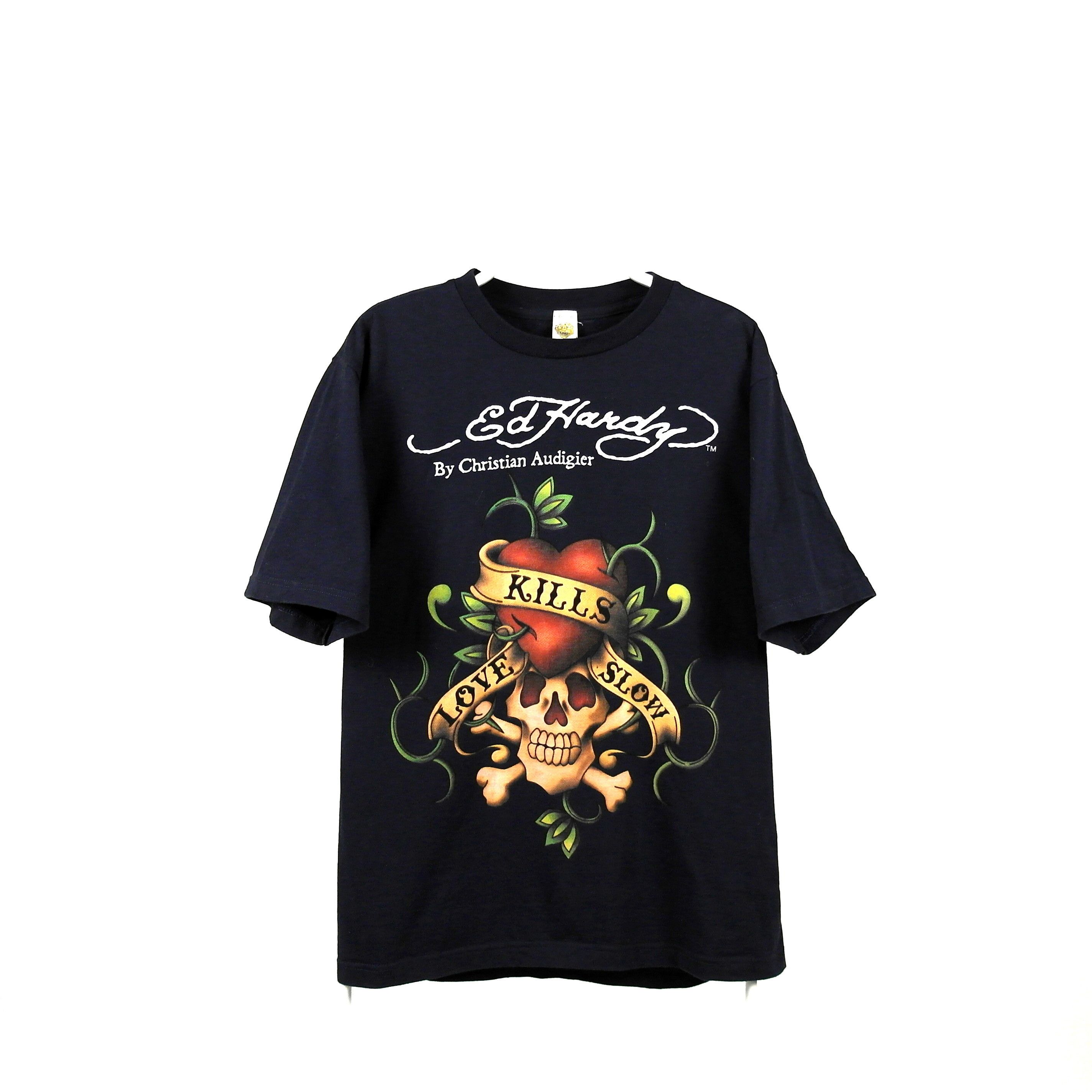 Christian Audigier Ed Hardy by Christian Audigier Ed Hardy Tshirt Size US XL / EU 56 / 4 - 1 Thumbnail
