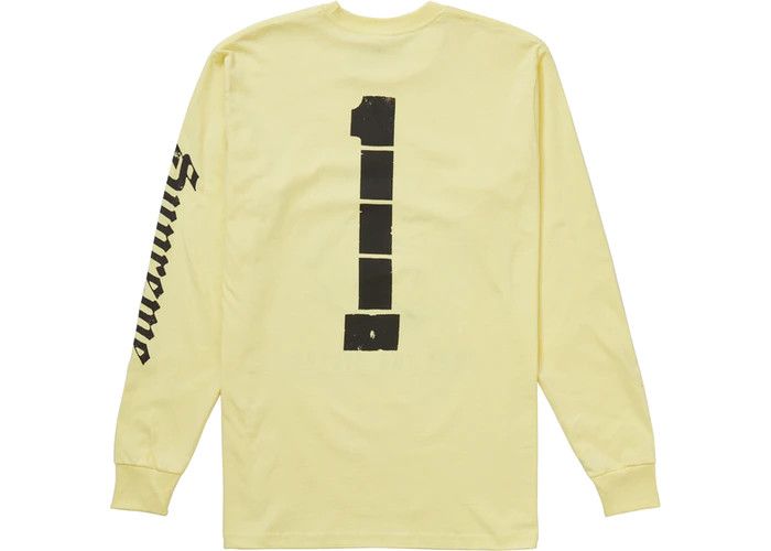Supreme NWT Ichi The Killer L/S - M - Pale Yellow - SS20 Size US M / EU 48-50 / 2 - 2 Thumbnail