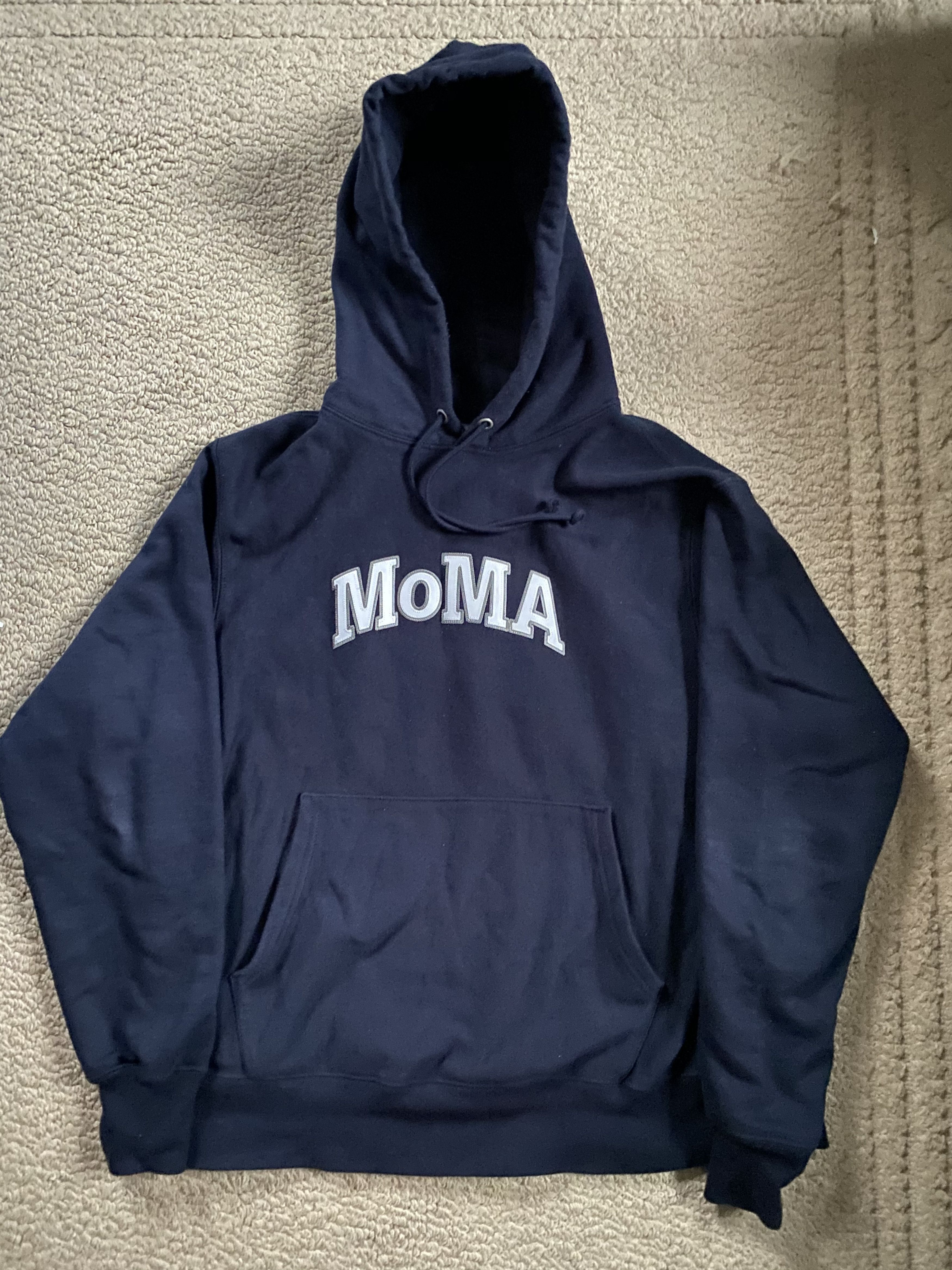 Moma hoodie navy hot sale