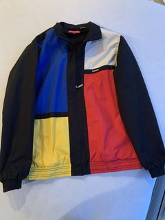 Supreme Color Blocked Track Jacket | Grailed