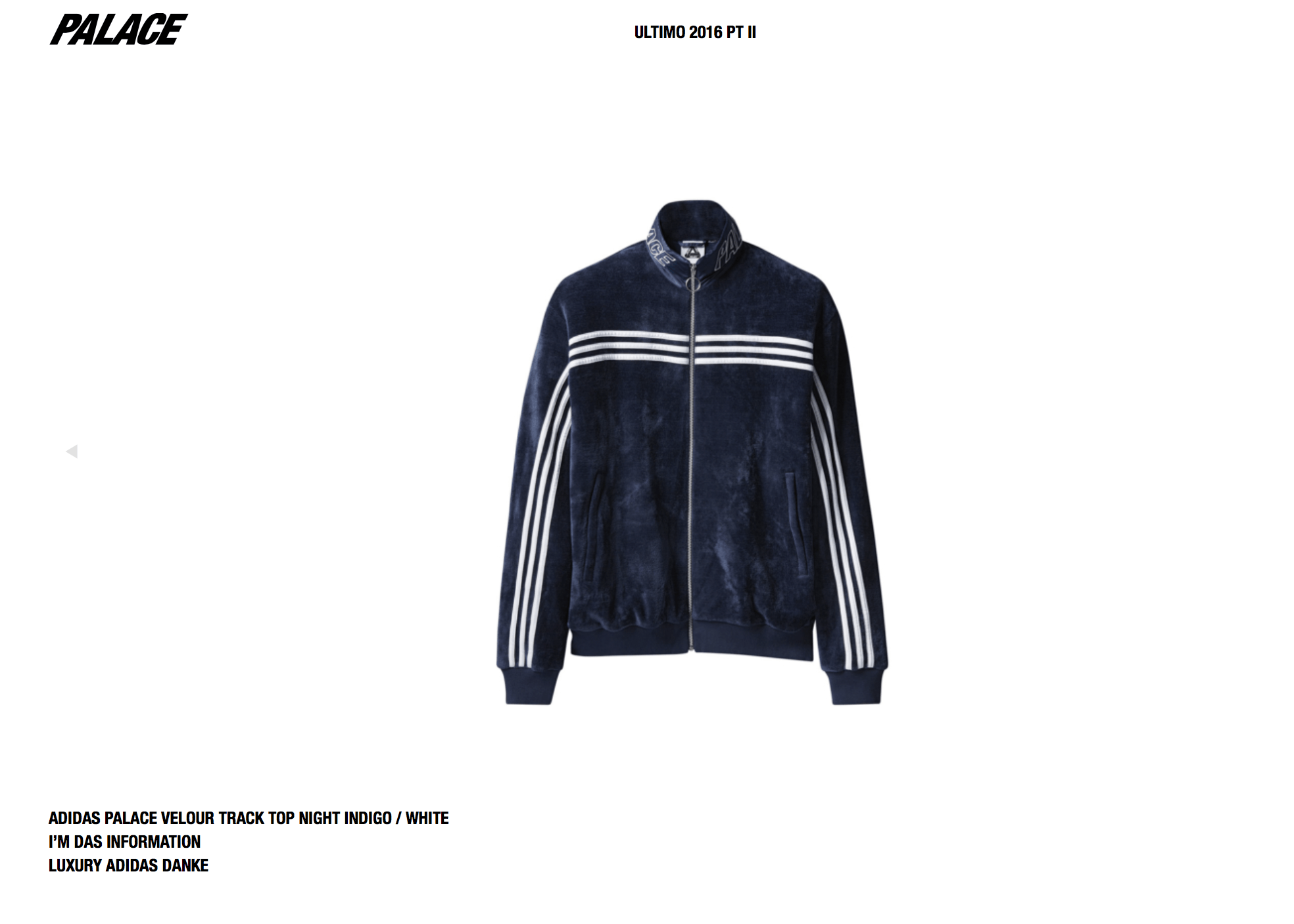 Palace adidas velour best sale