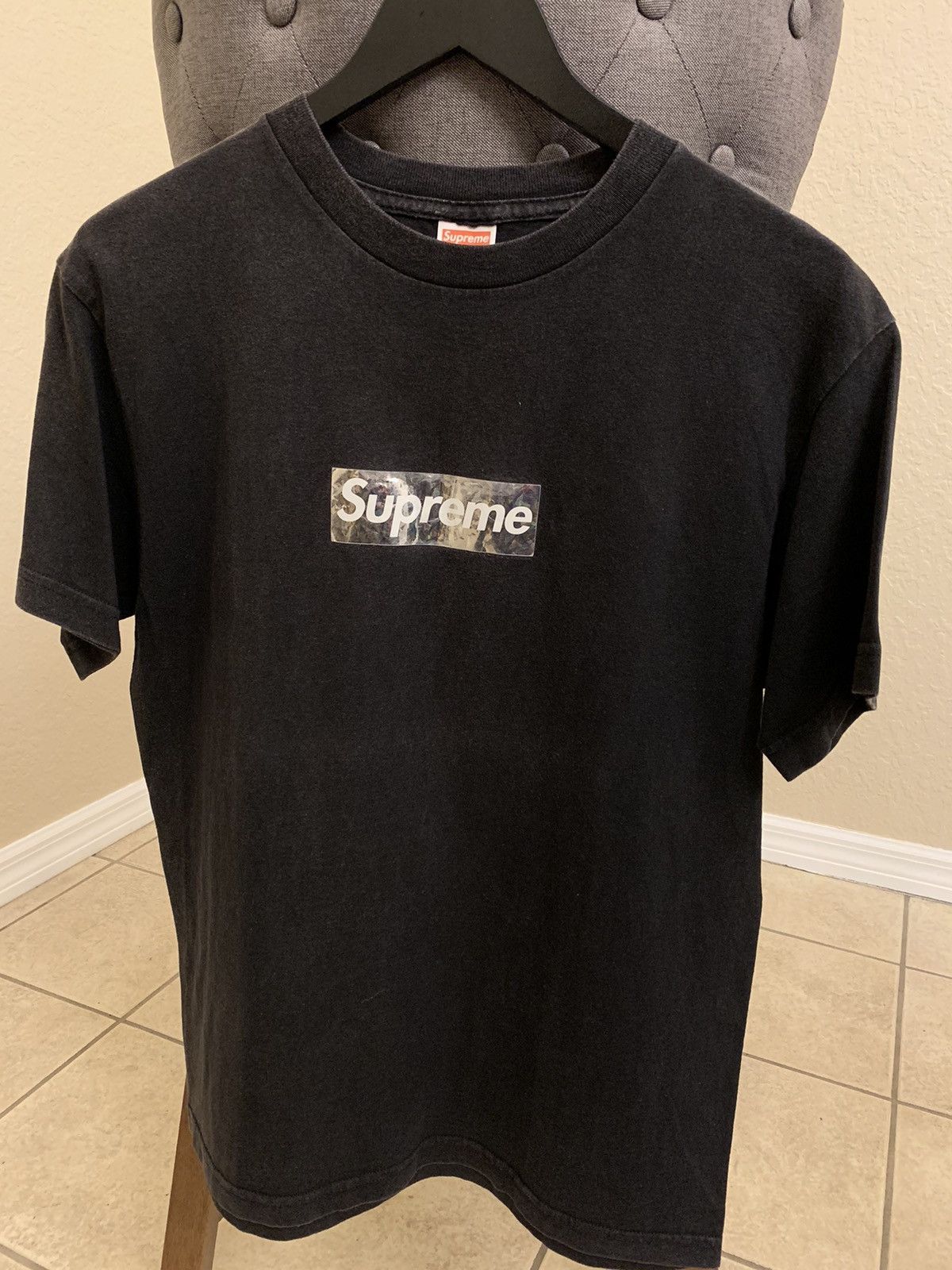 Supreme Holographic Box Logo Tee | Grailed