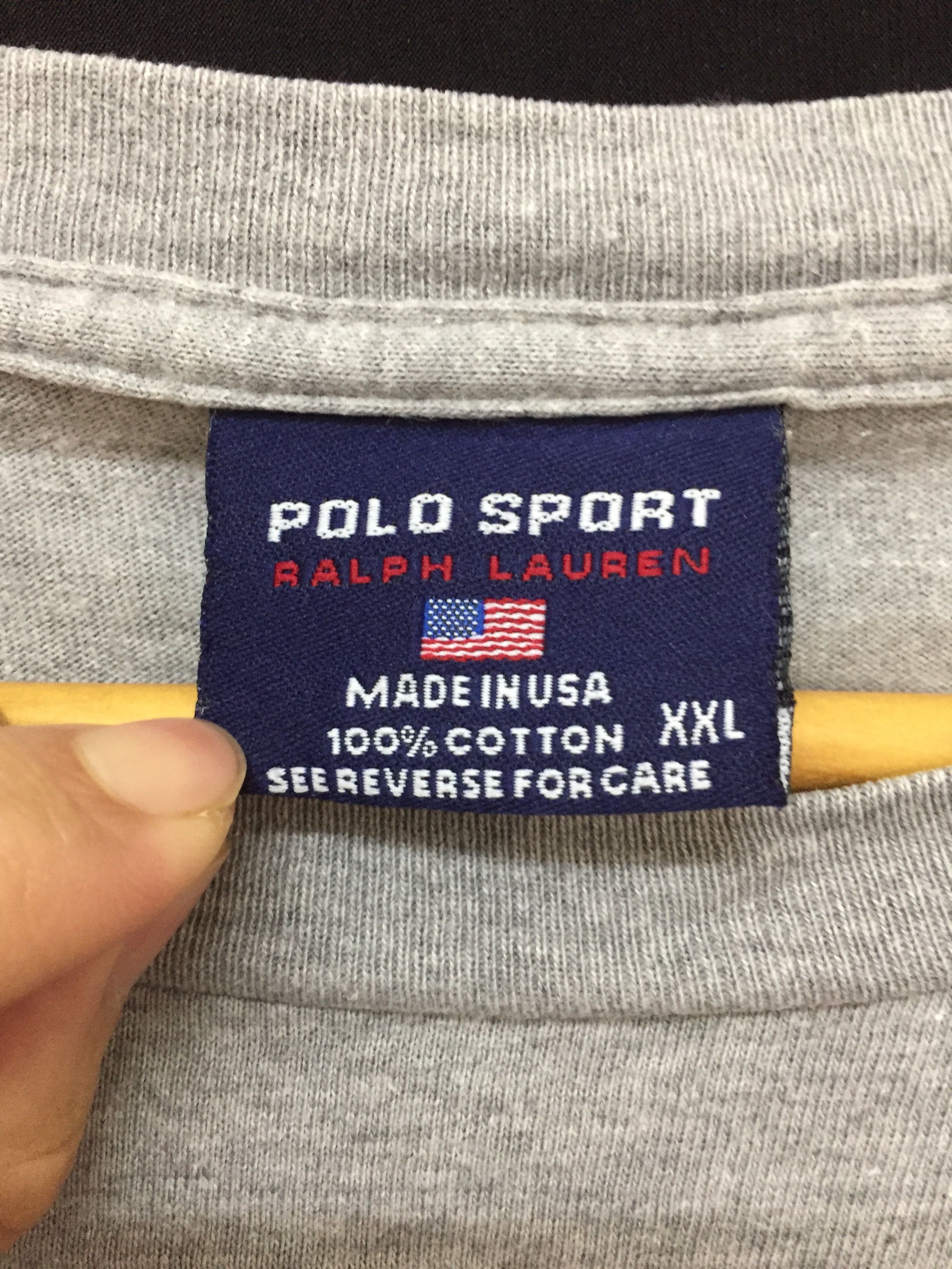 Polo Ralph Lauren 90's iconic logo POLO SPORT shirt Size US XXL / EU 58 / 5 - 8 Thumbnail