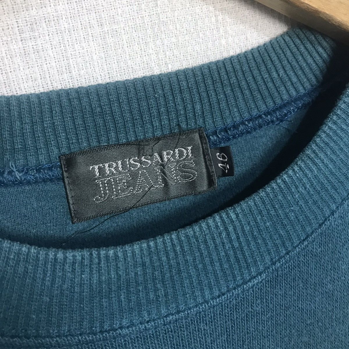 Trussardi trussardi sweatshirt big logo embroidery Size US M / EU 48-50 / 2 - 4 Thumbnail