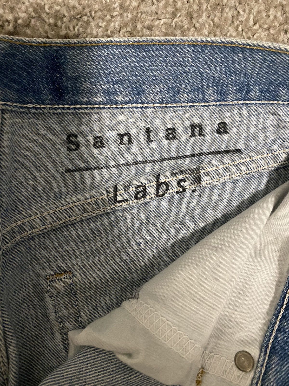 Other Santana Labs Custom Made Distressed Denim Jeans Size 31 Size US 31 - 5 Thumbnail