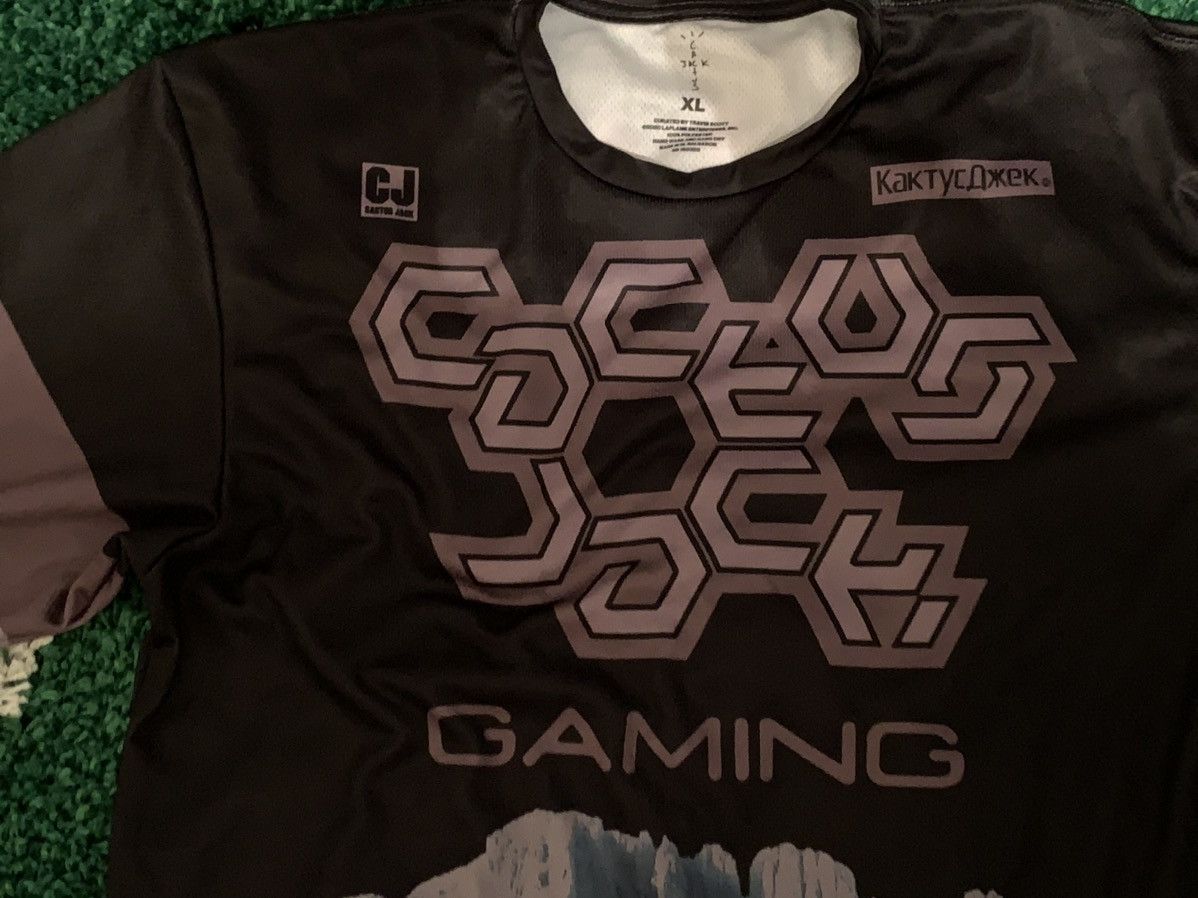 Travis Scott Travis Scott Cactus Jack Gaming Jersey Fortnite Size US XL / EU 56 / 4 - 2 Thumbnail