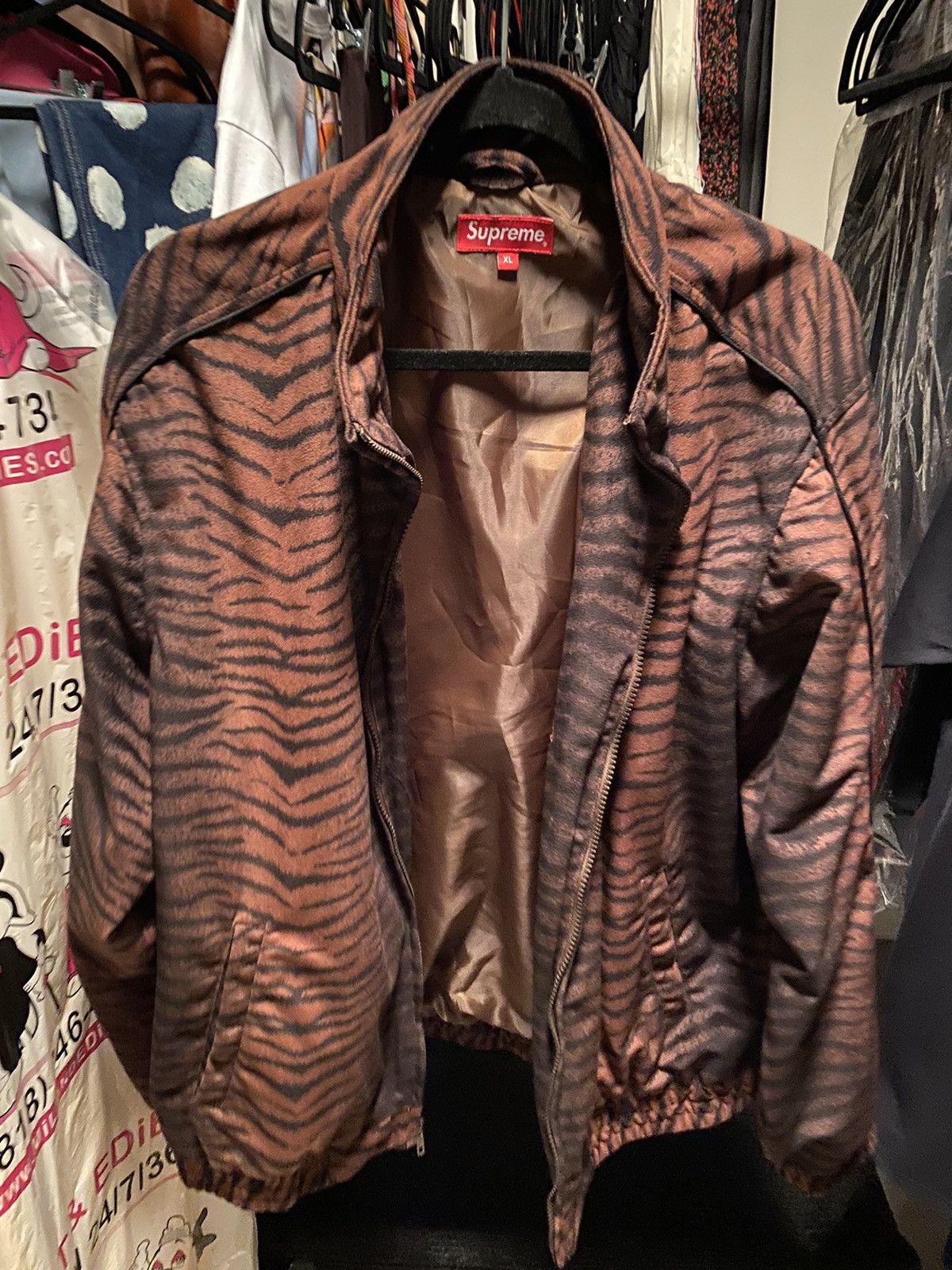 Tiger Stripe Track Jacket Supreme Tiger Jacket SS18 2018 Supreme