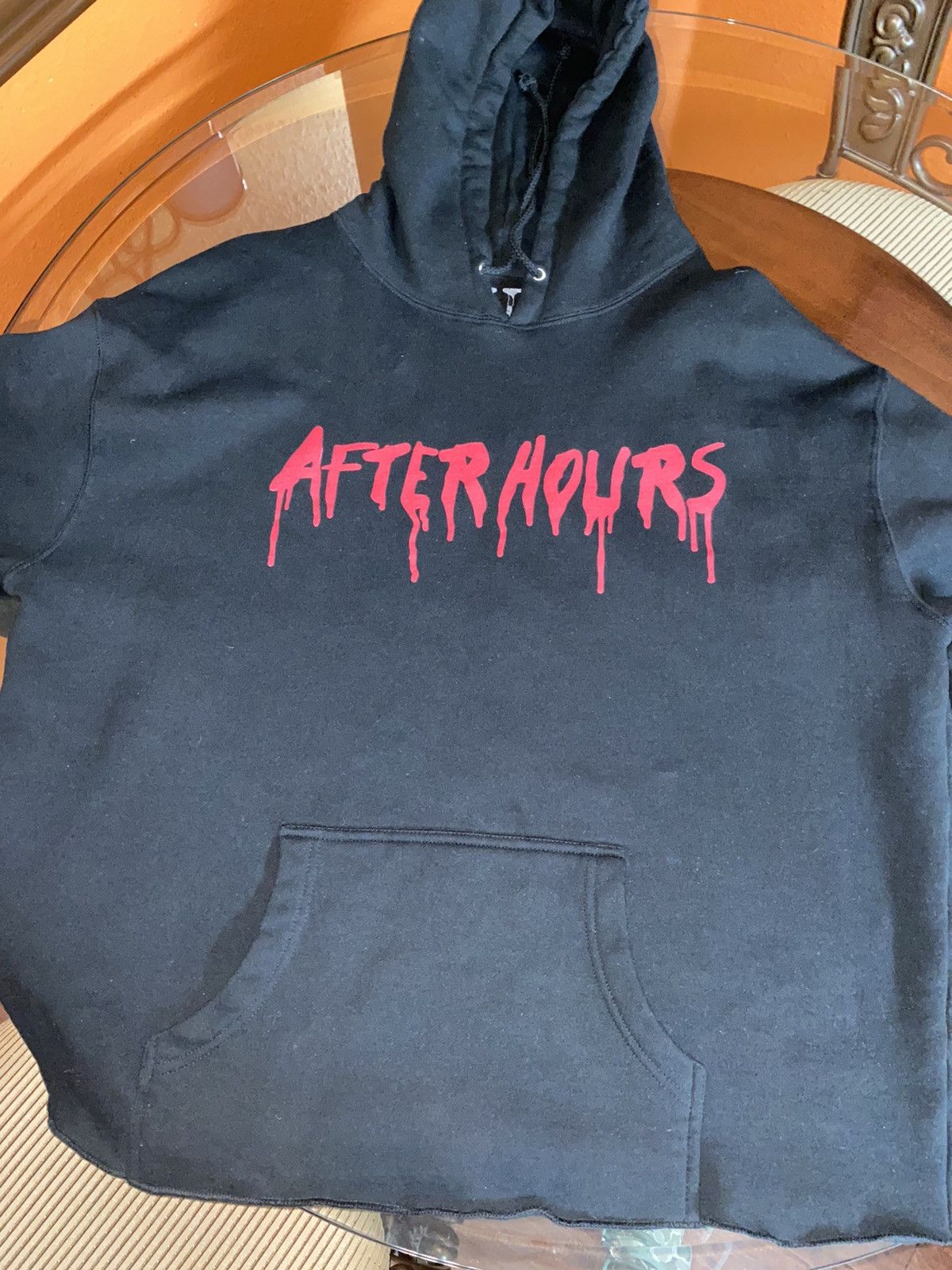 Vlone After Hours Blood Drip Hoodie Size US XL / EU 56 / 4 - 1 Thumbnail