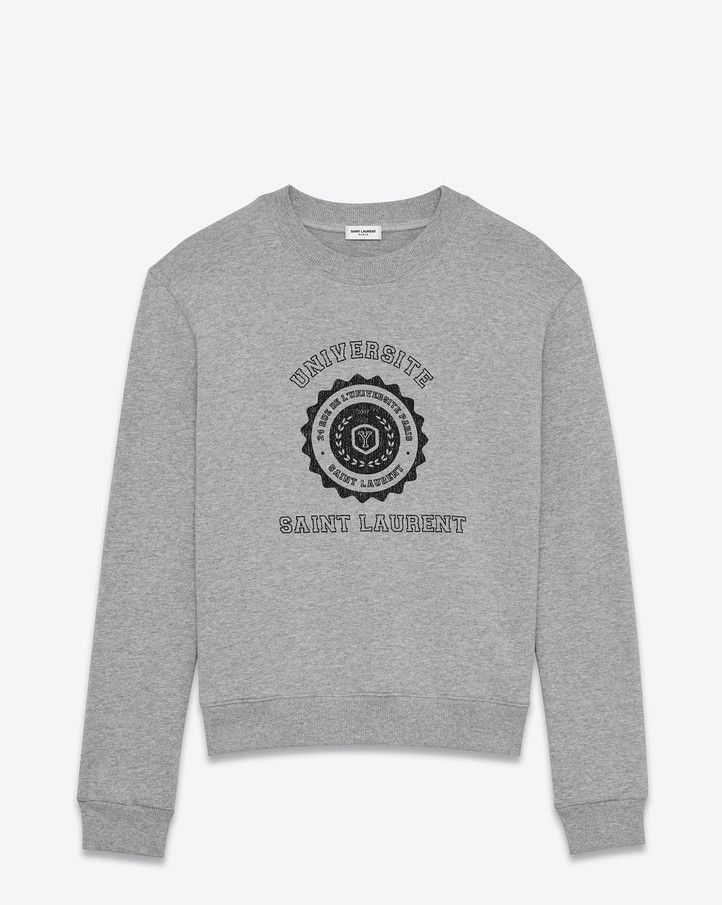 Saint laurent universite sweatshirt online