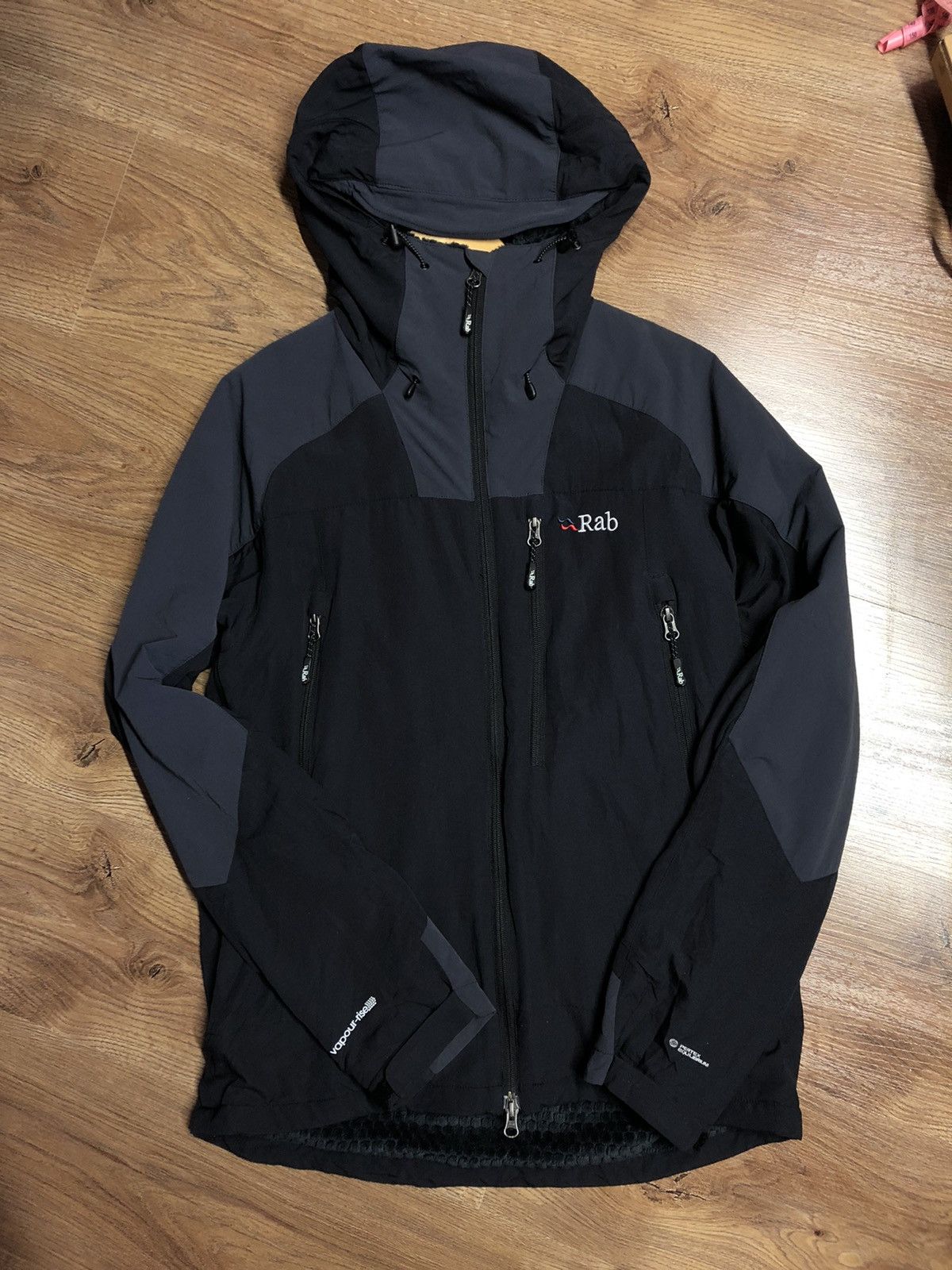 Arc Teryx Rab jacket vintage polartec pertex equilibrium vapour rise Grailed